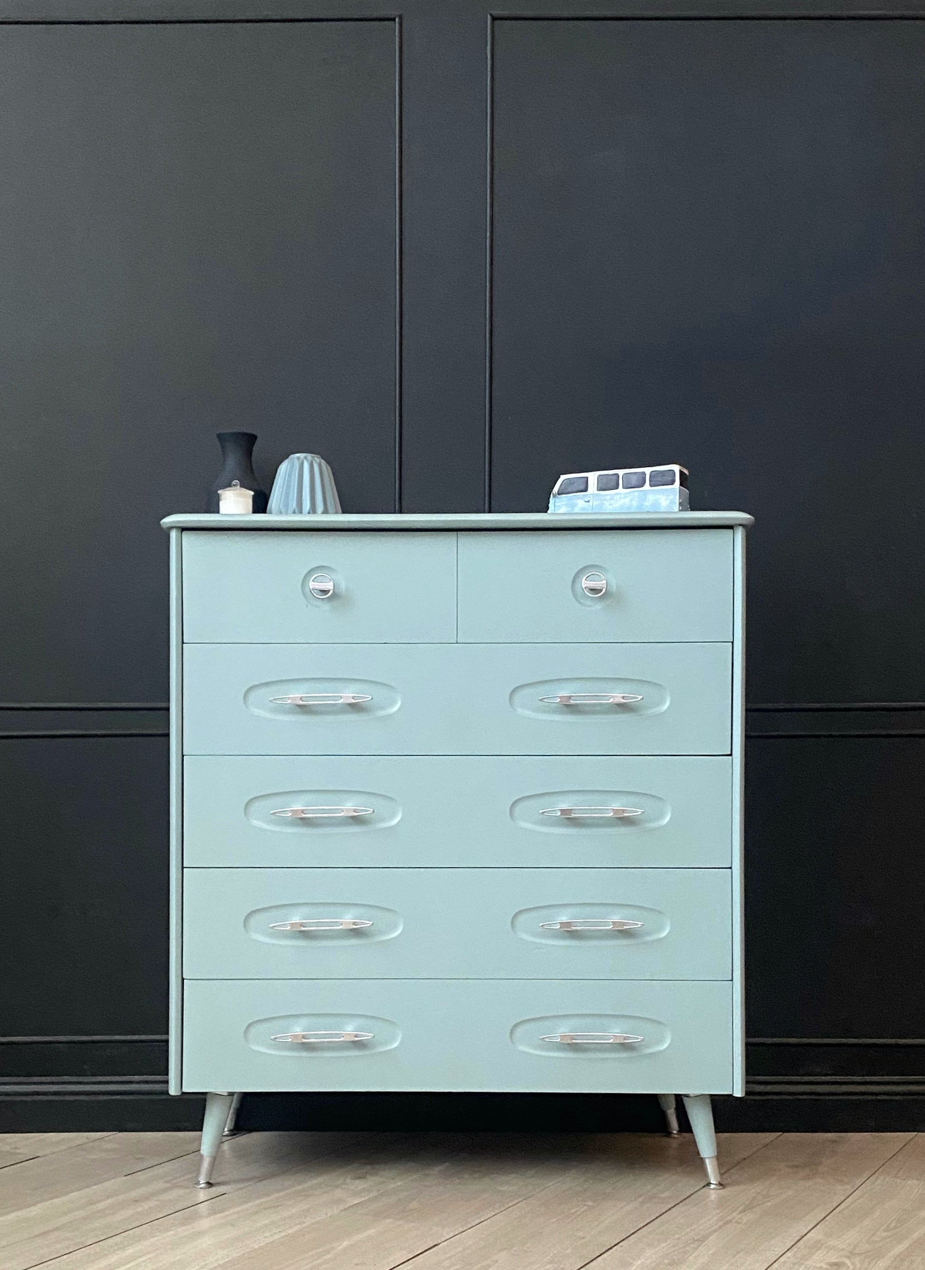 'Burgess Furniture' ‘Atomic’ tallboy dresser / drawers