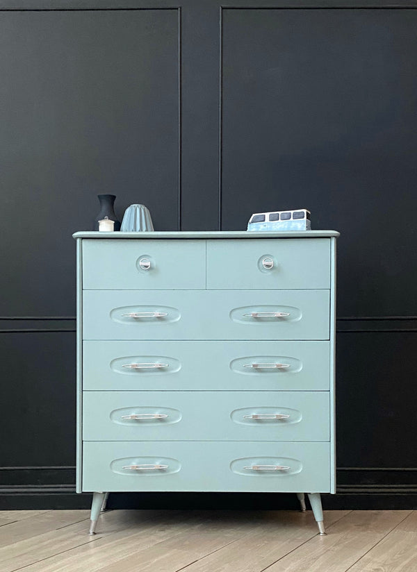 Burgess Furniture dresser blue, view 6