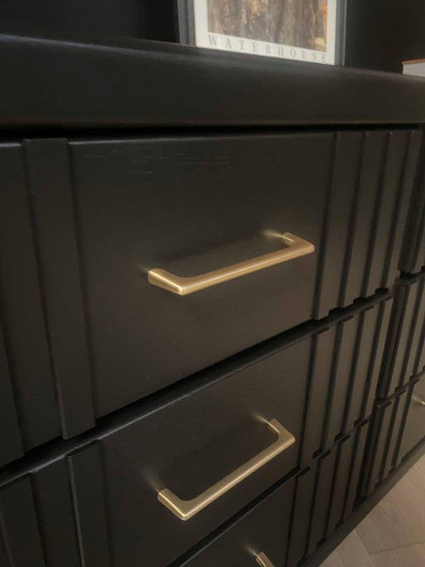 Mid-century dresser black, view 5