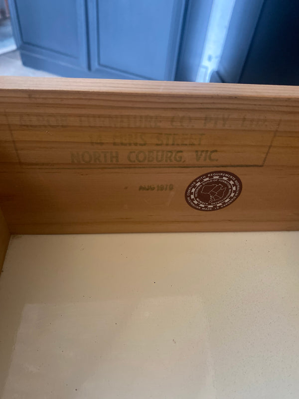Alrob Furniture dresser blue, view 5