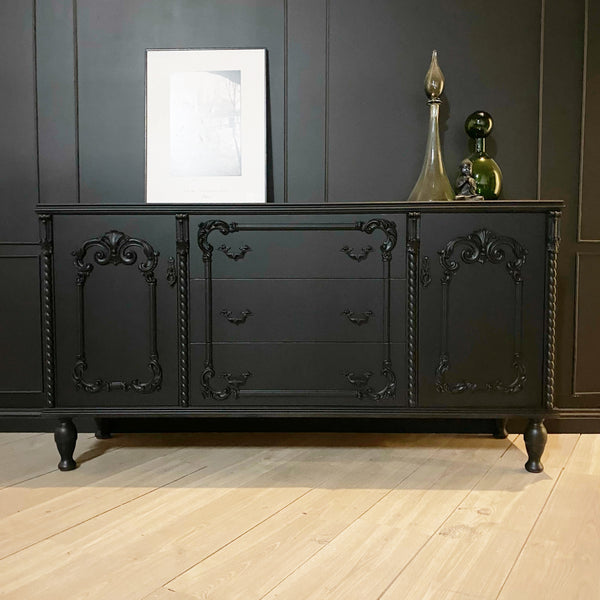 Mid-century sideboard black, view 3