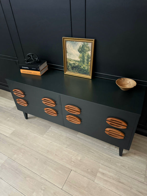 Reliance Furniture dresser dark blue, view 4