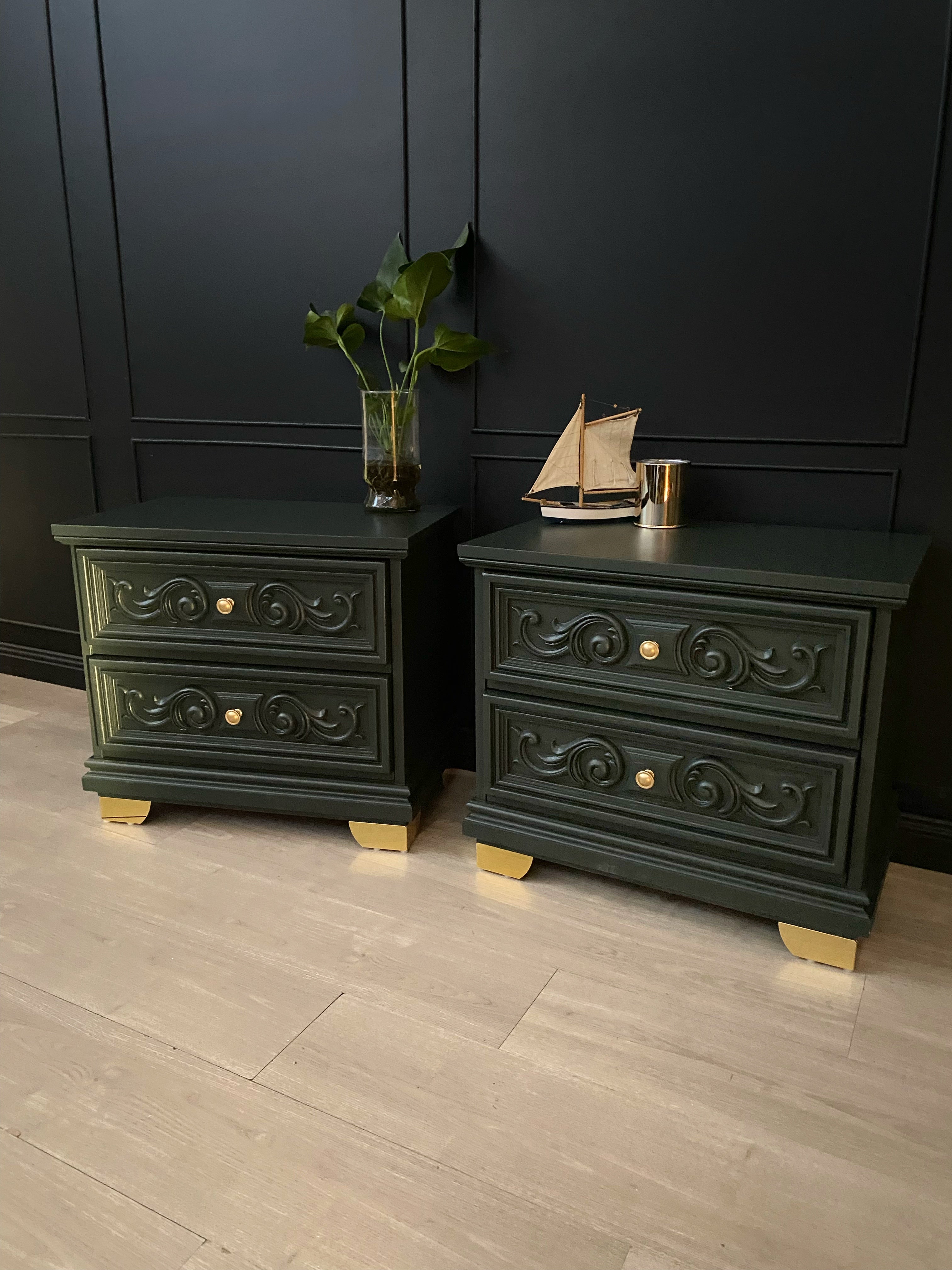 ‘Reliance Furniture’ bedside tables