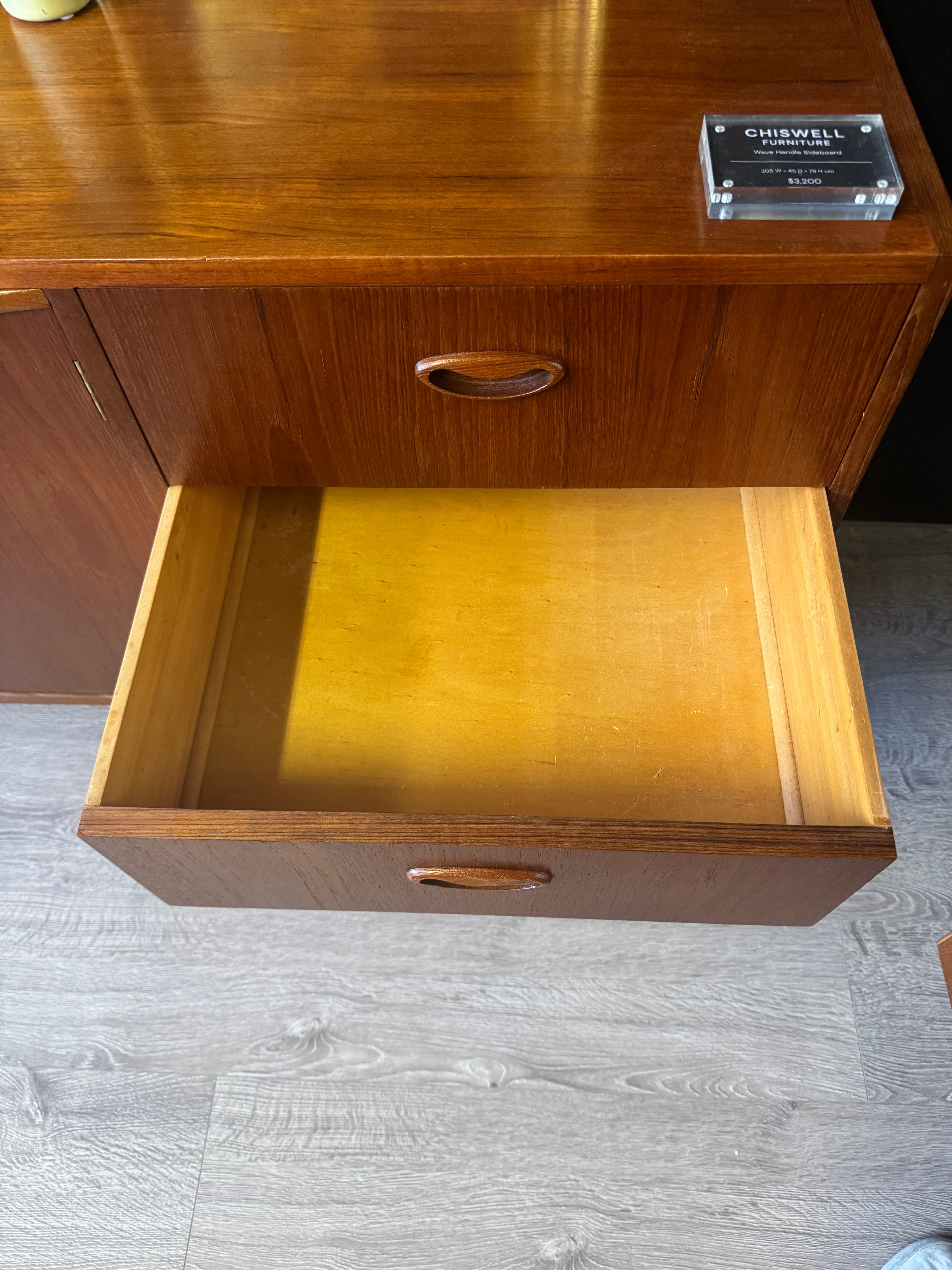 'Chiswell' Sideboard / Buffet with Wave Front Handle