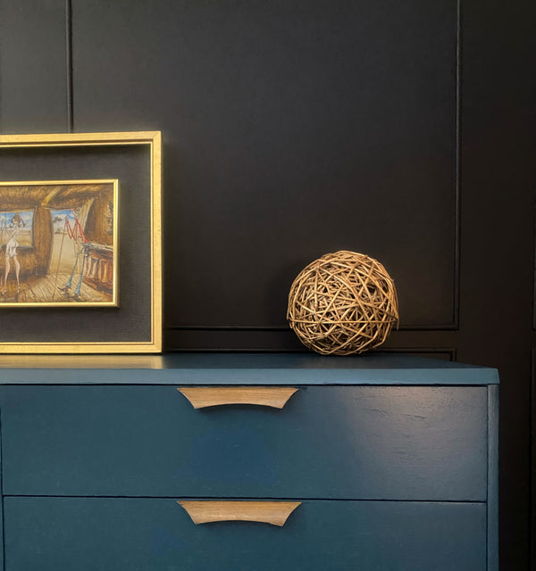 Reliance Furniture dresser blue, view 5