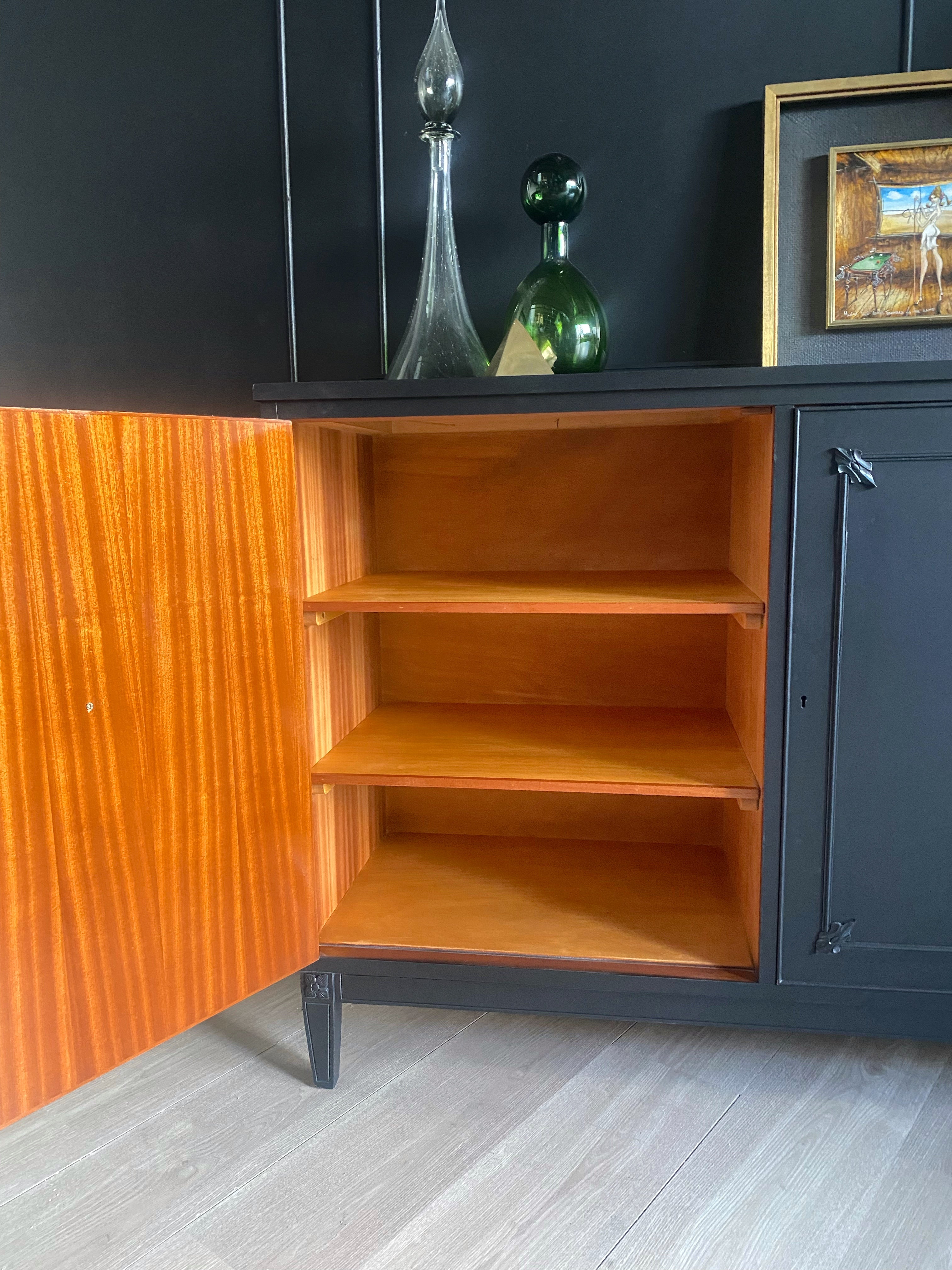 Beautiful Black Lion Hardware Buffet