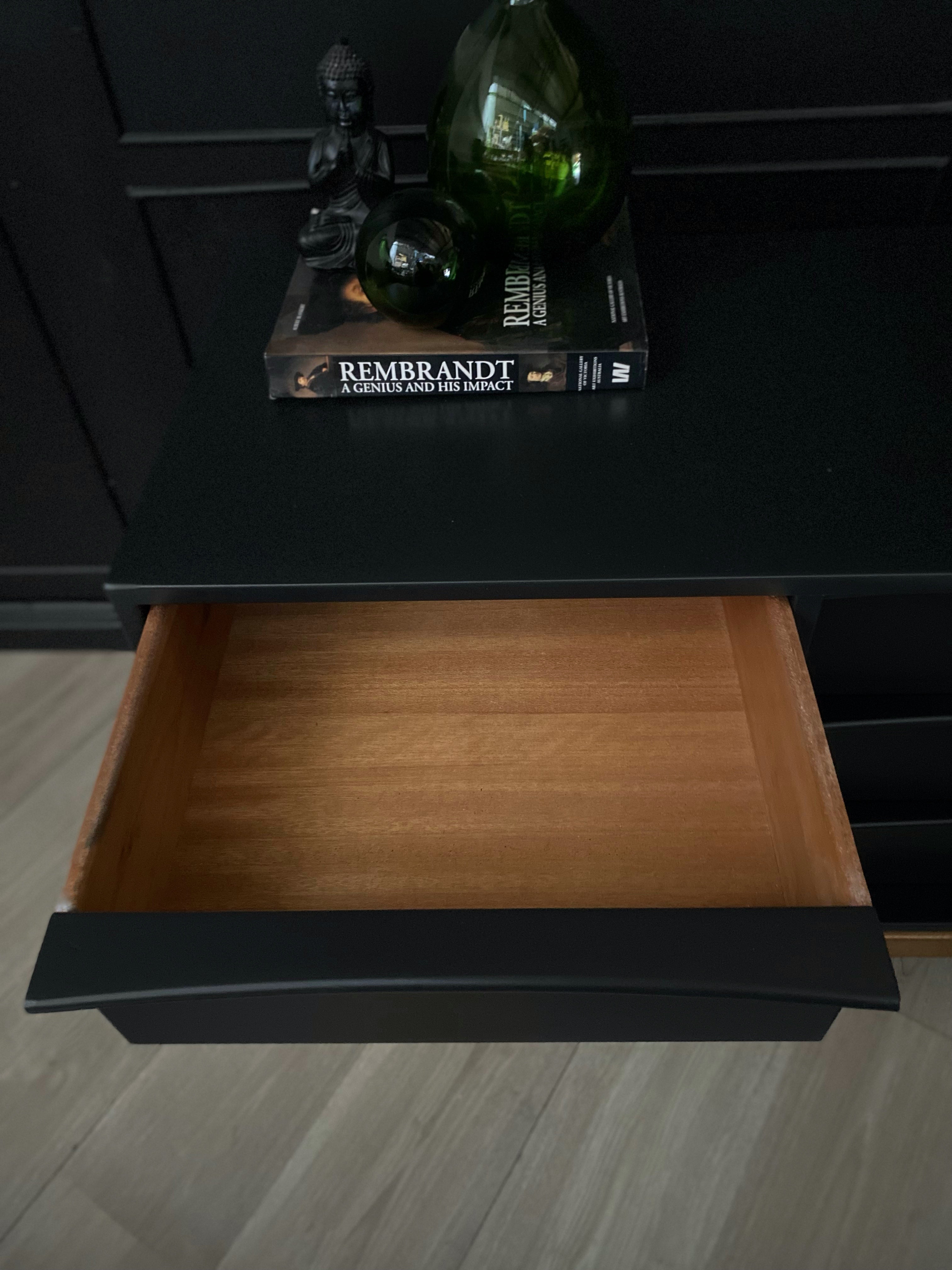 Mid Century Black ‘Hans Hayson’ Dresser