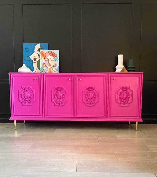 Mid-century sideboard black, view 3