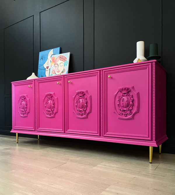 Mid-century sideboard black, view 2