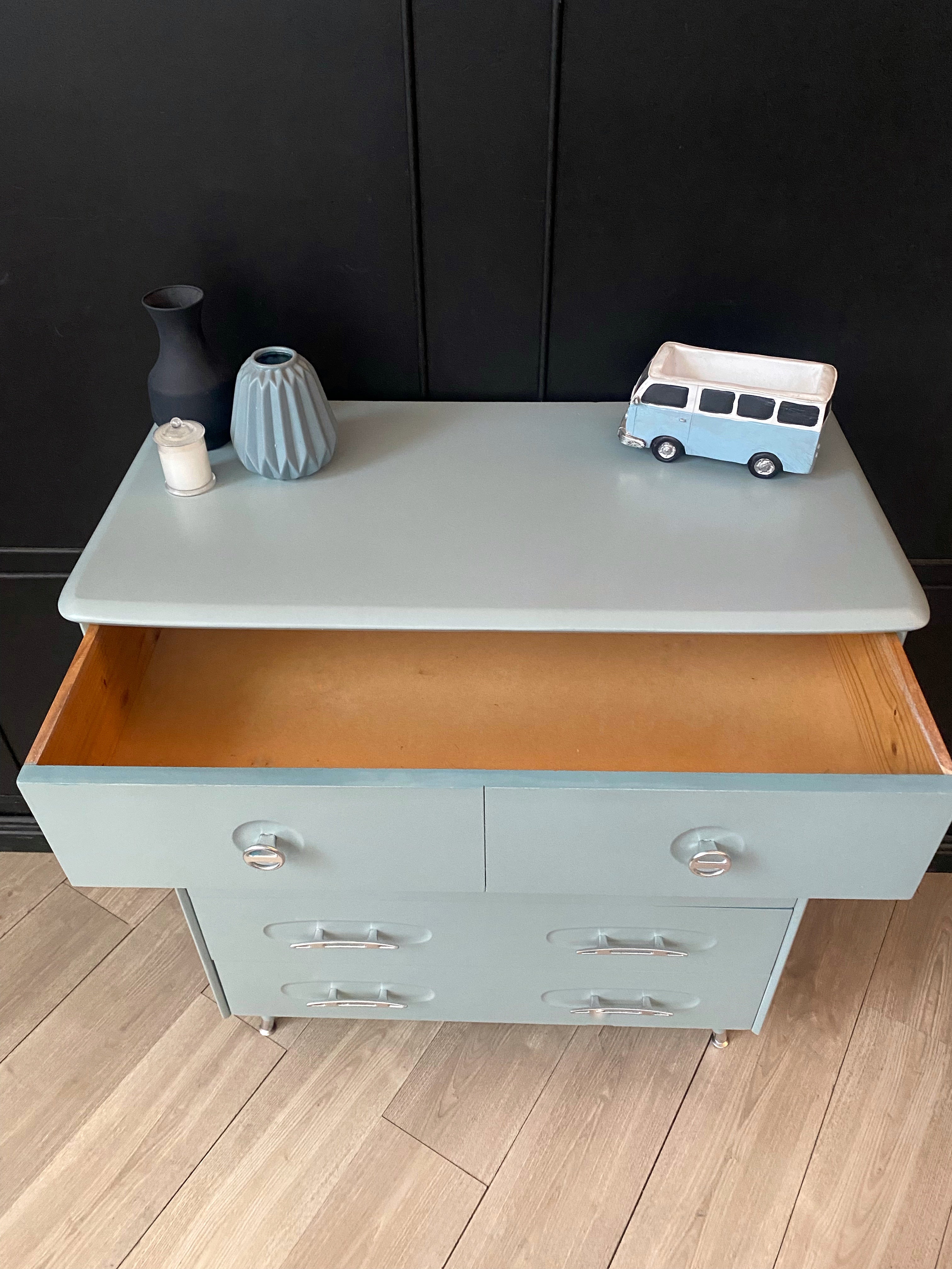 'Burgess Furniture' ‘Atomic’ tallboy dresser / drawers