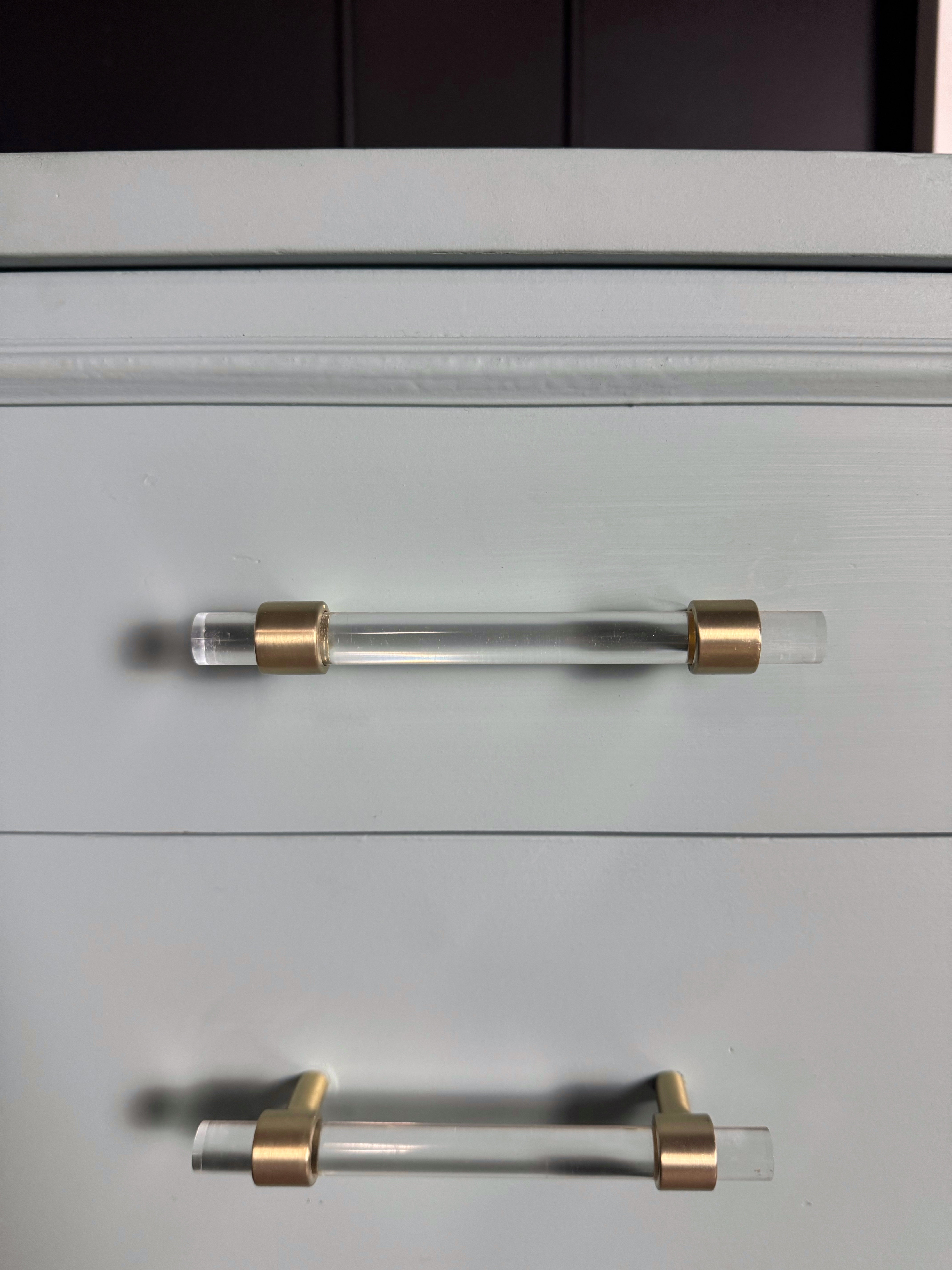 ‘Reliance Furniture’ duck egg blue dresser