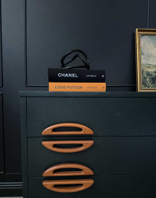 Reliance Furniture dresser dark blue, view 5