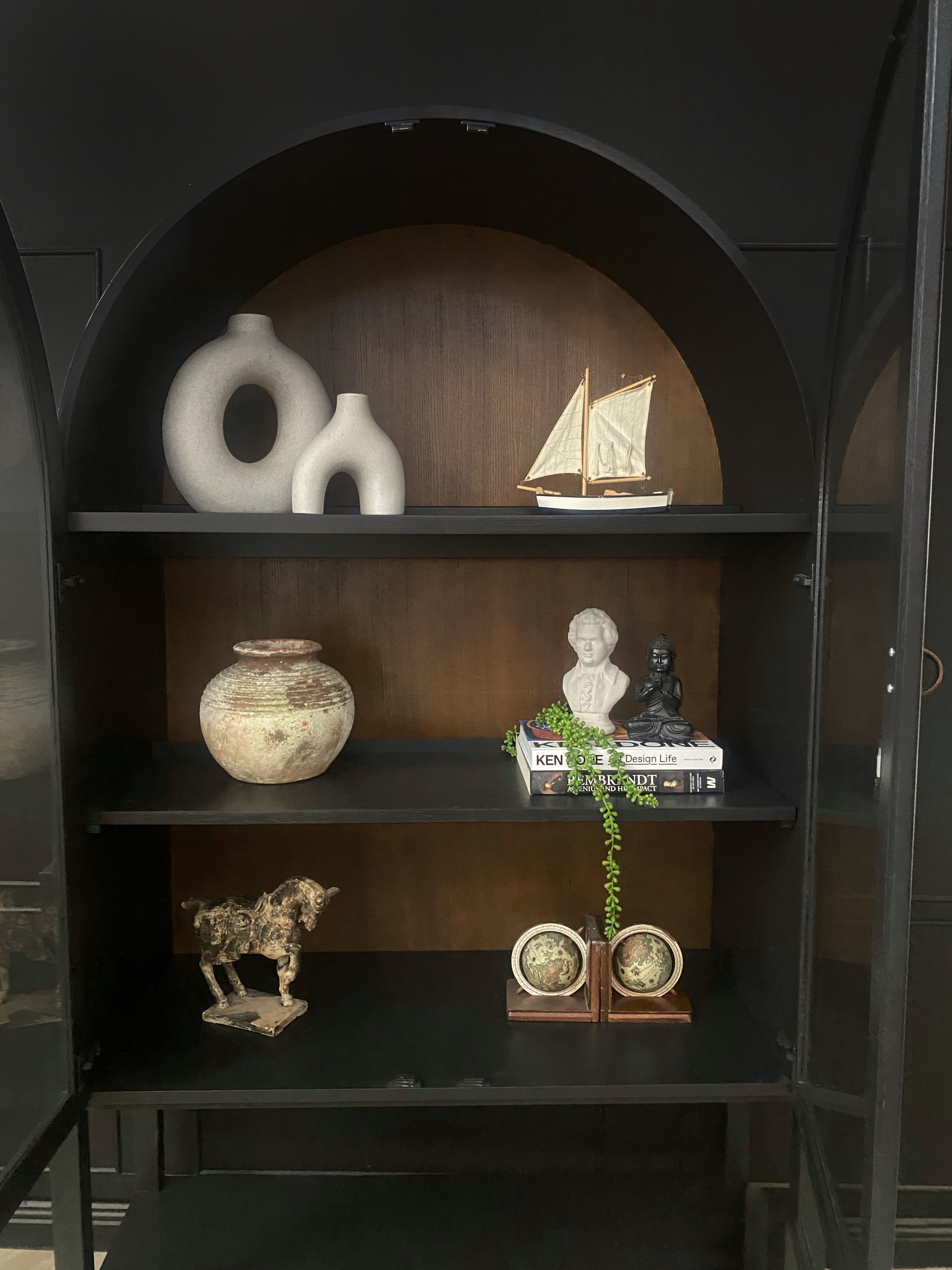 Stunning ‘Parker Furniture’ Arched Cabinet