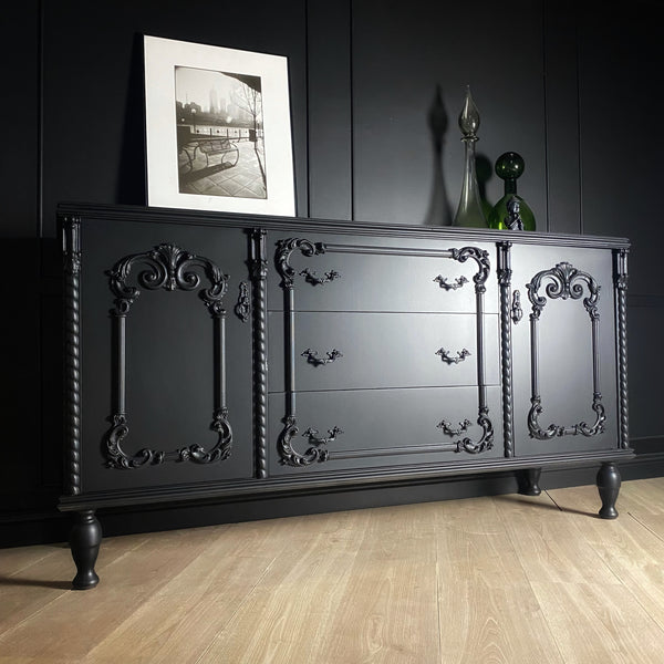 Mid-century sideboard black