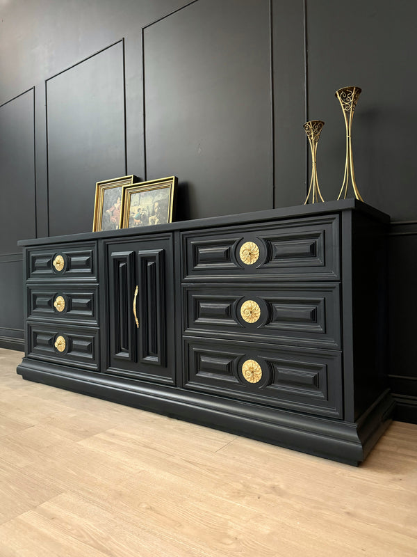 Burgess Furniture dresser dark blue, view 2