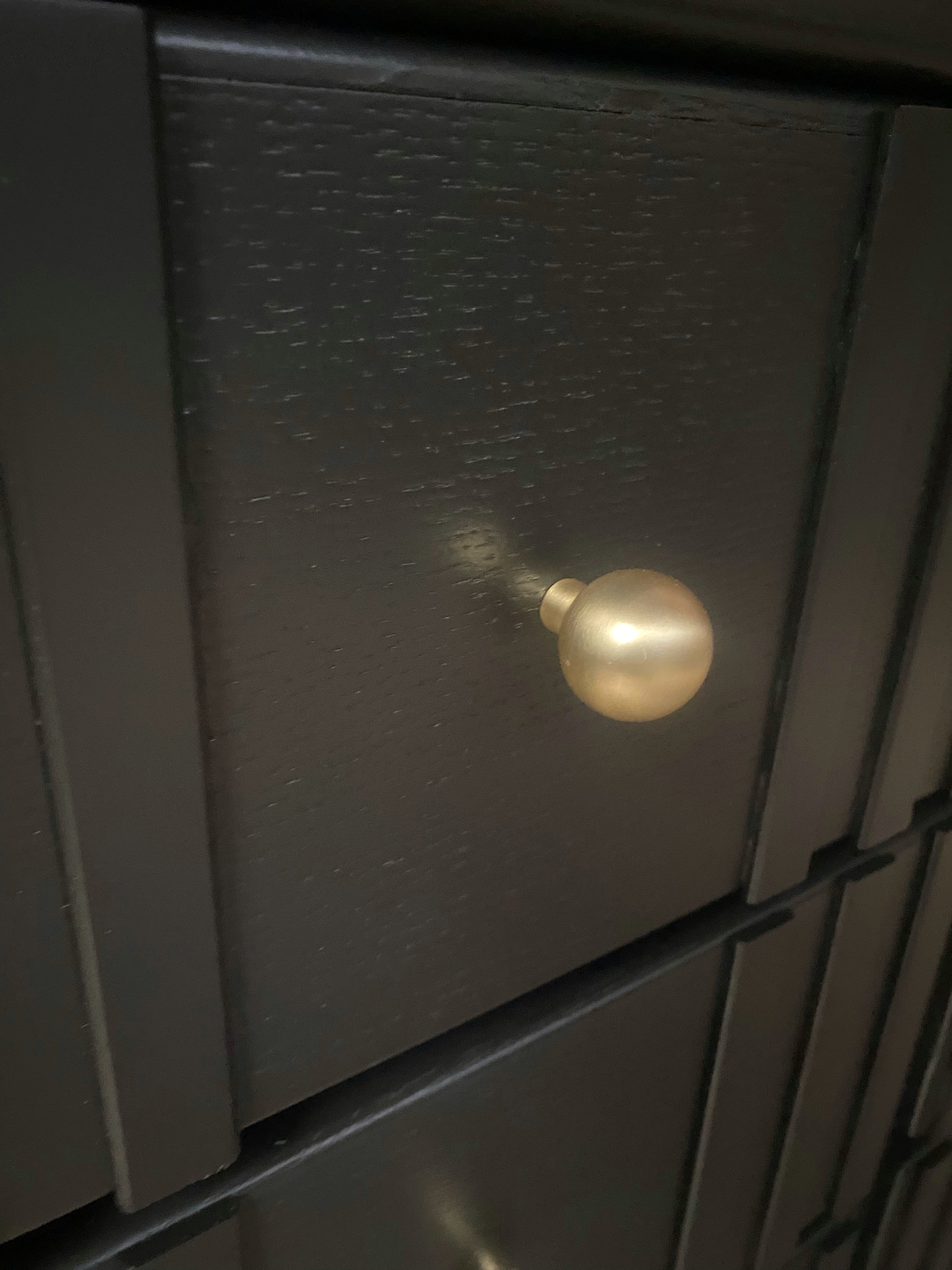 Stunning Black 9 Drawer Dresser