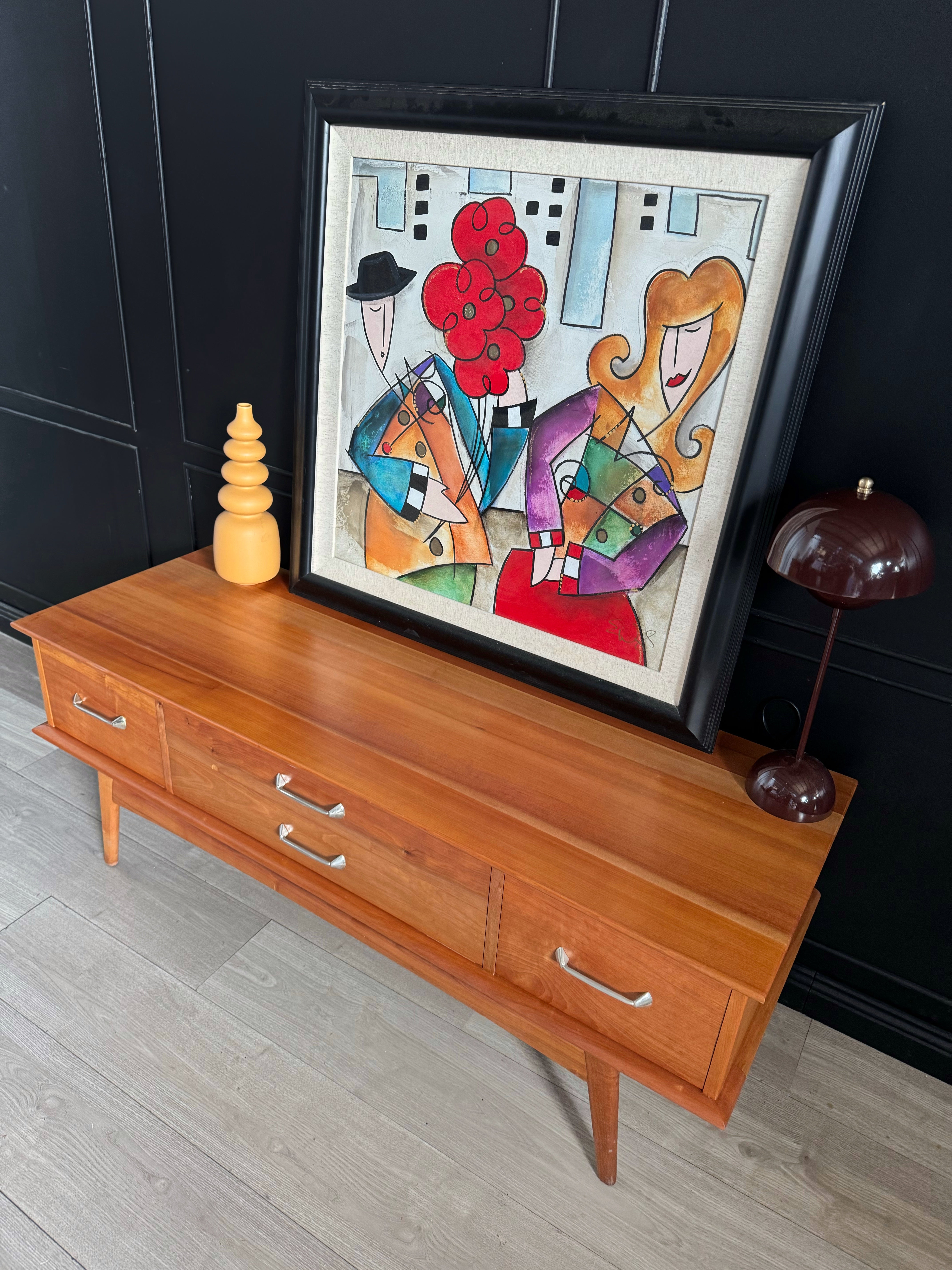 Fler lowboy console / tv unit with original hardware