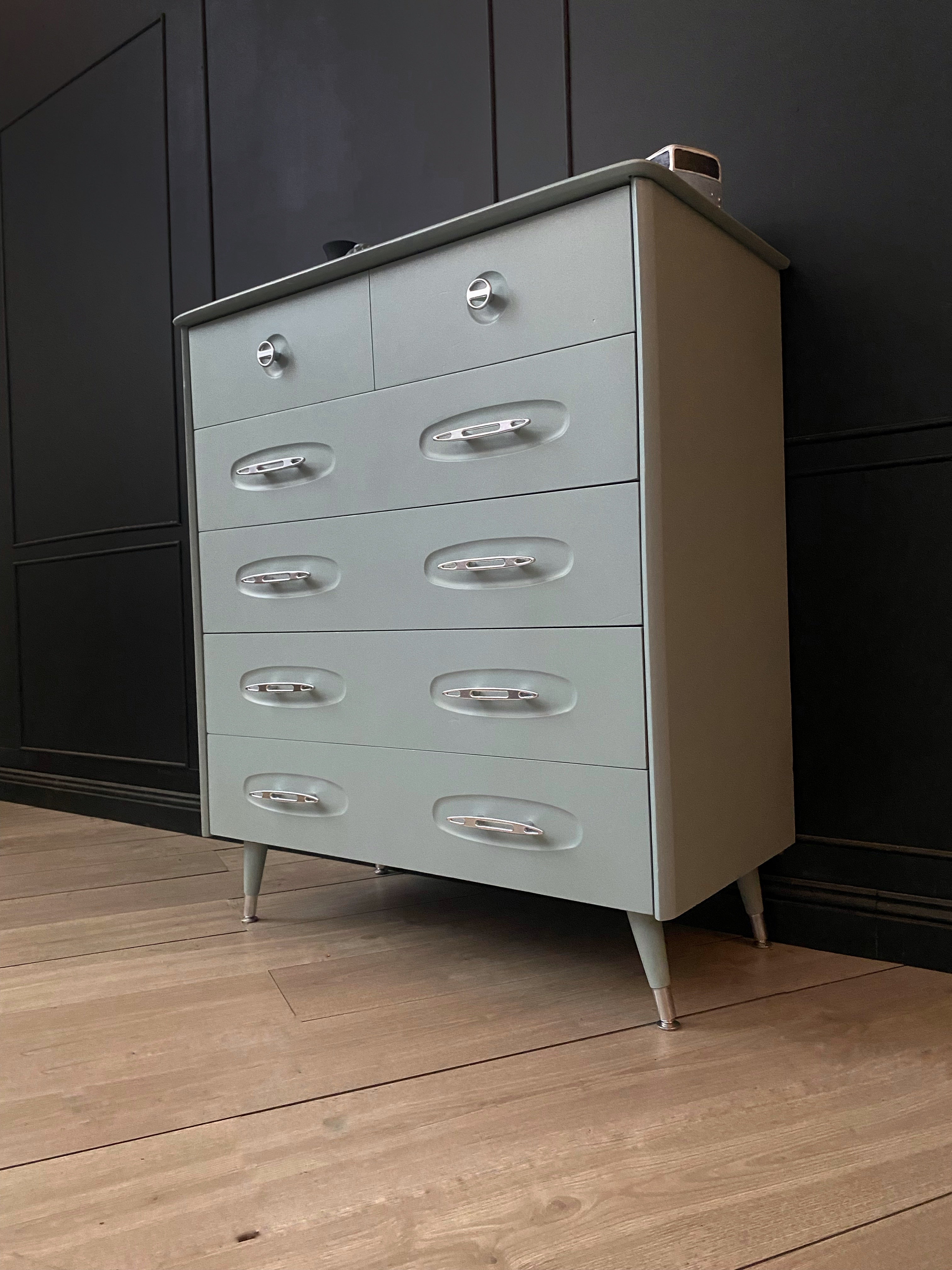 'Burgess Furniture' ‘Atomic’ tallboy dresser / drawers