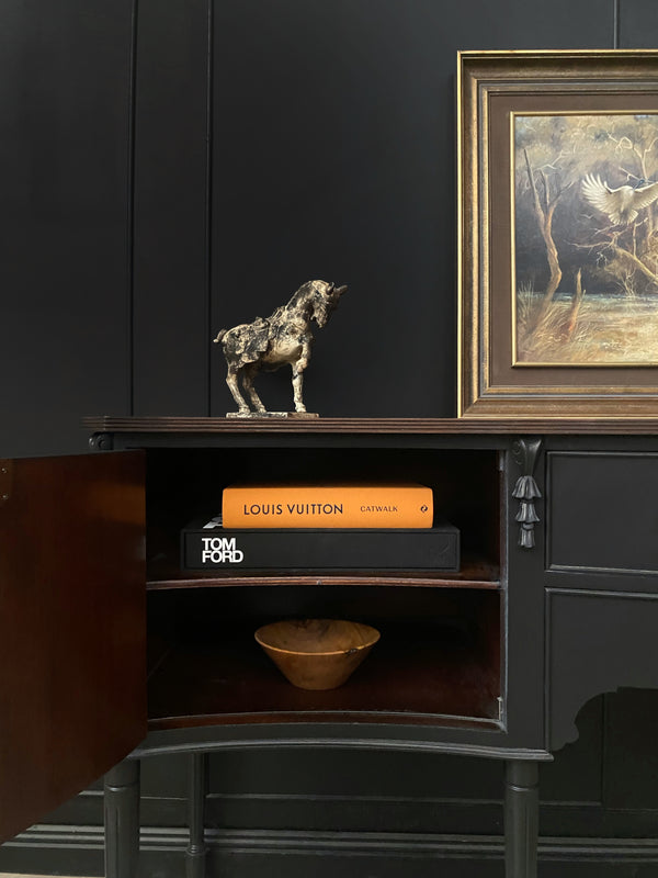 Mid-century sideboard walnut black, view 11