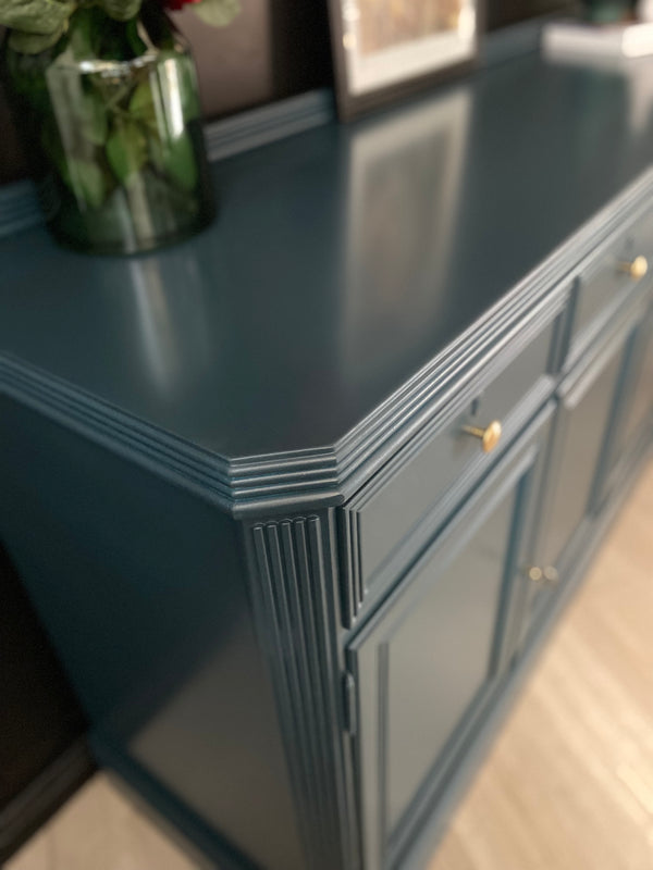 Mid-century sideboard blue, view 4