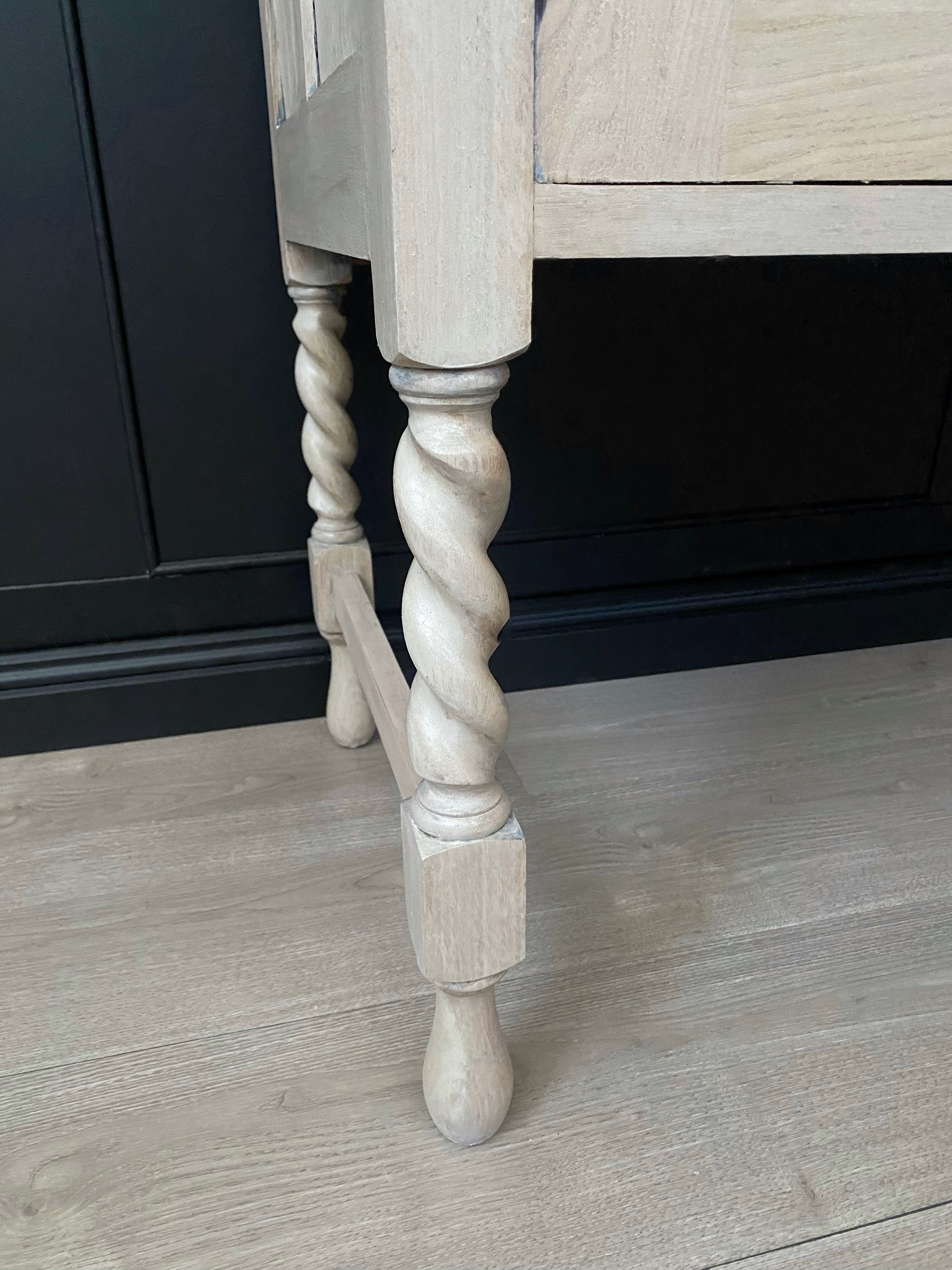 Solid Oak Jacobean Sideboard