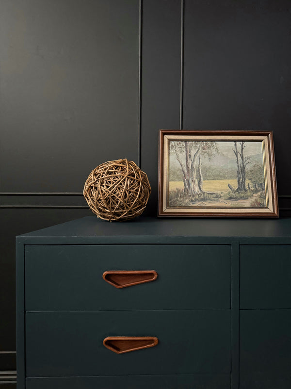 Berryman Furniture dresser teak blue, view 3