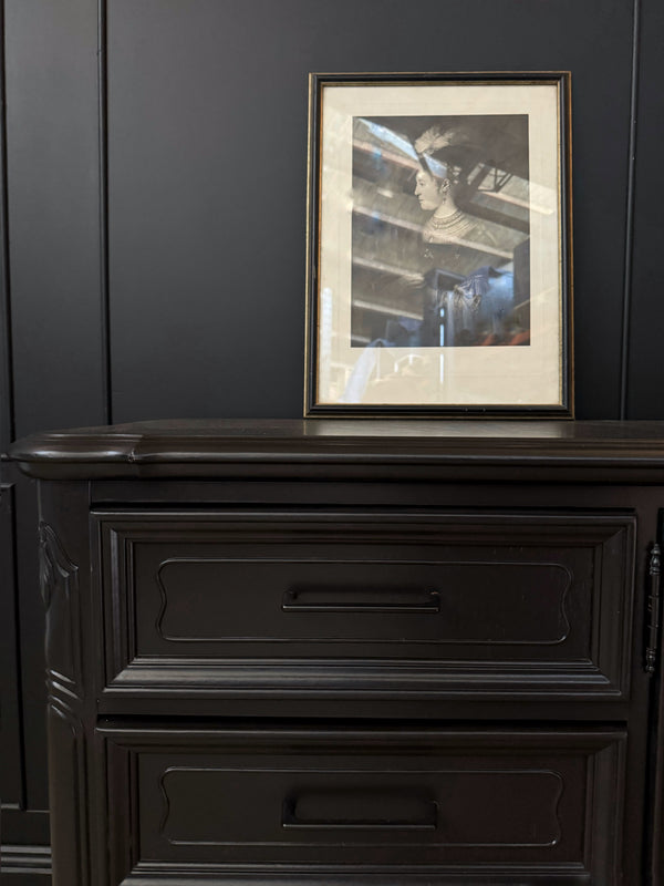 Mid-century dresser black, view 5