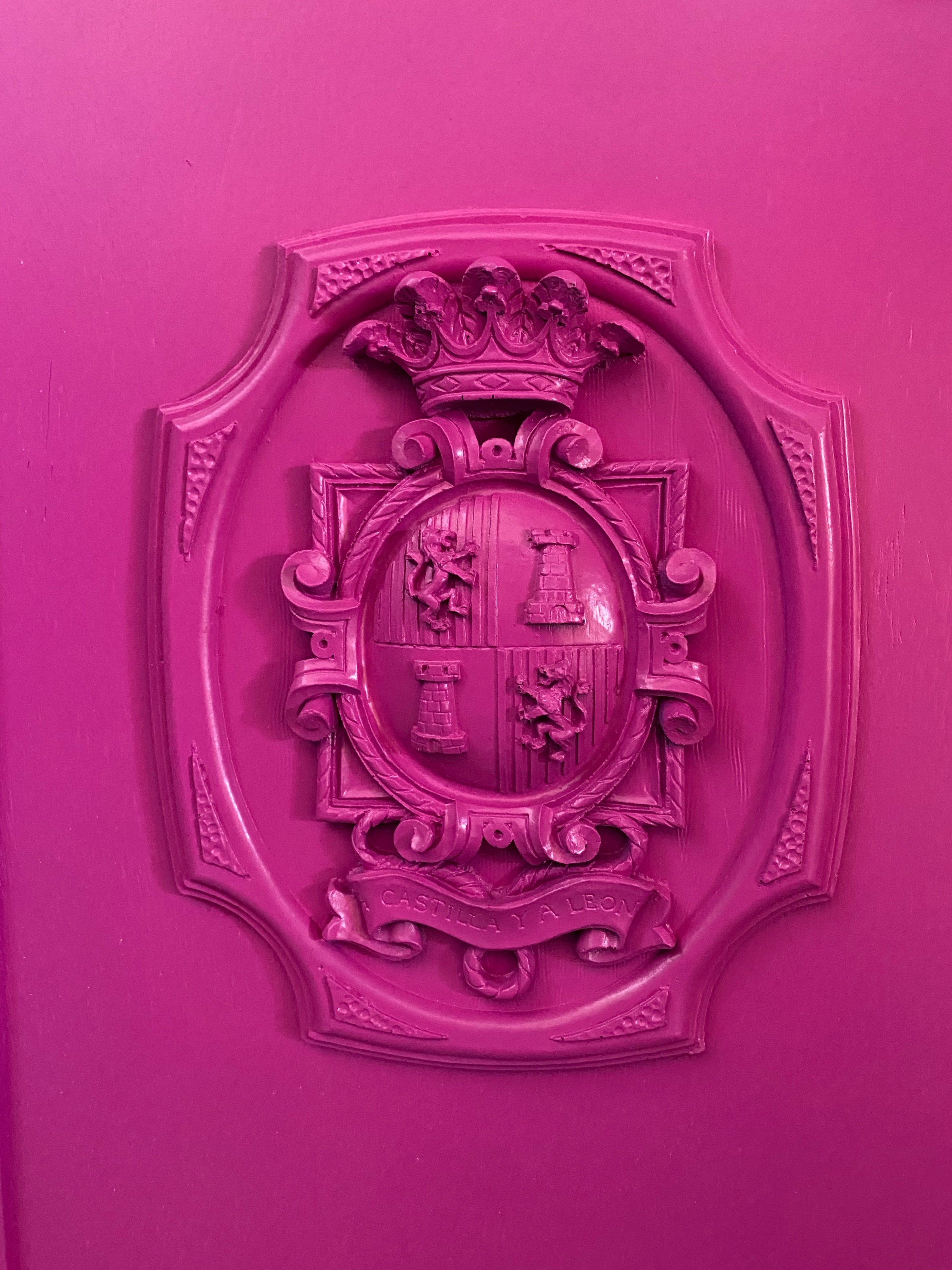 Pink and Gold Sideboard / Buffet