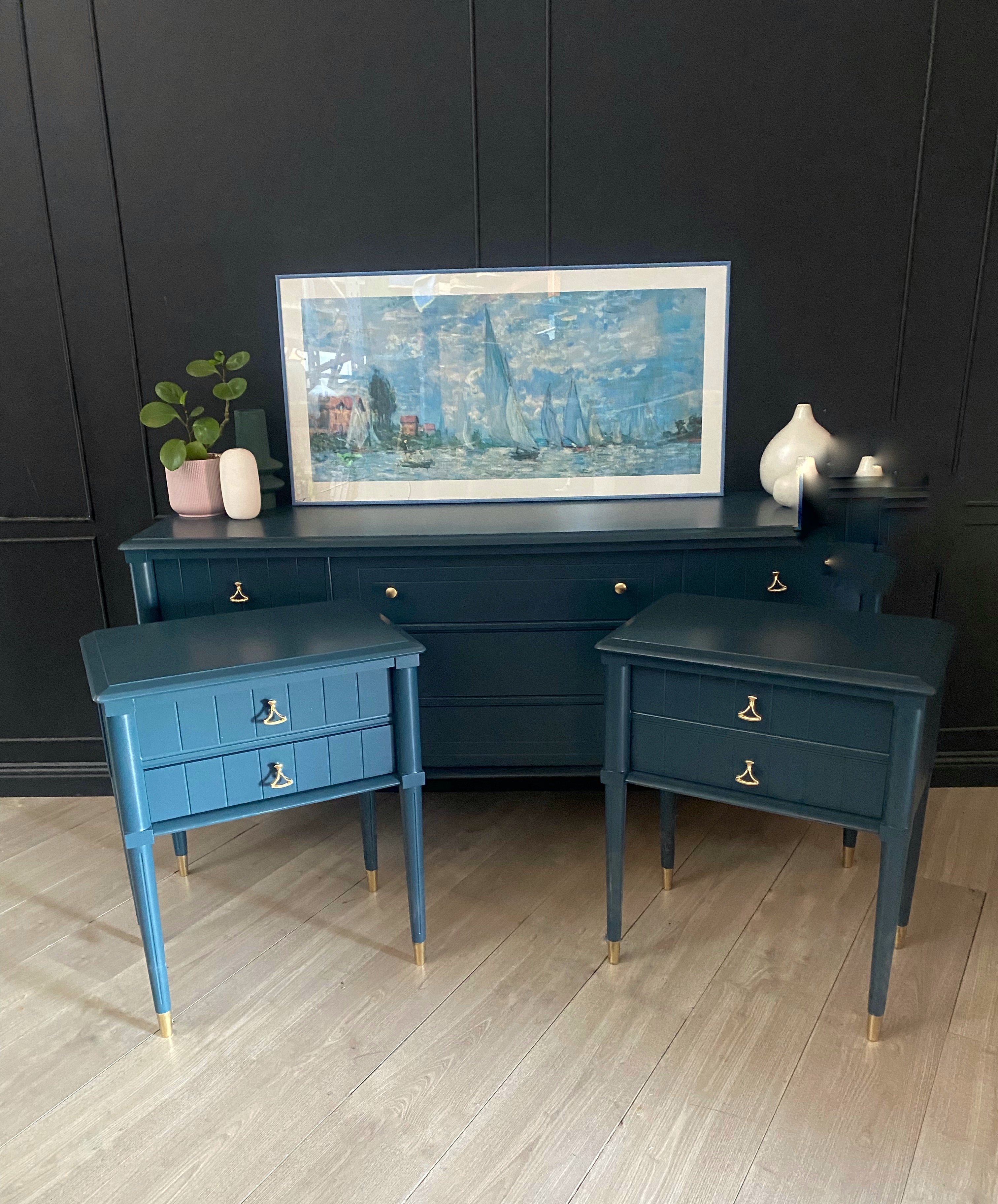 Stunning ‘Burgess Furniture’ Bedside Tables