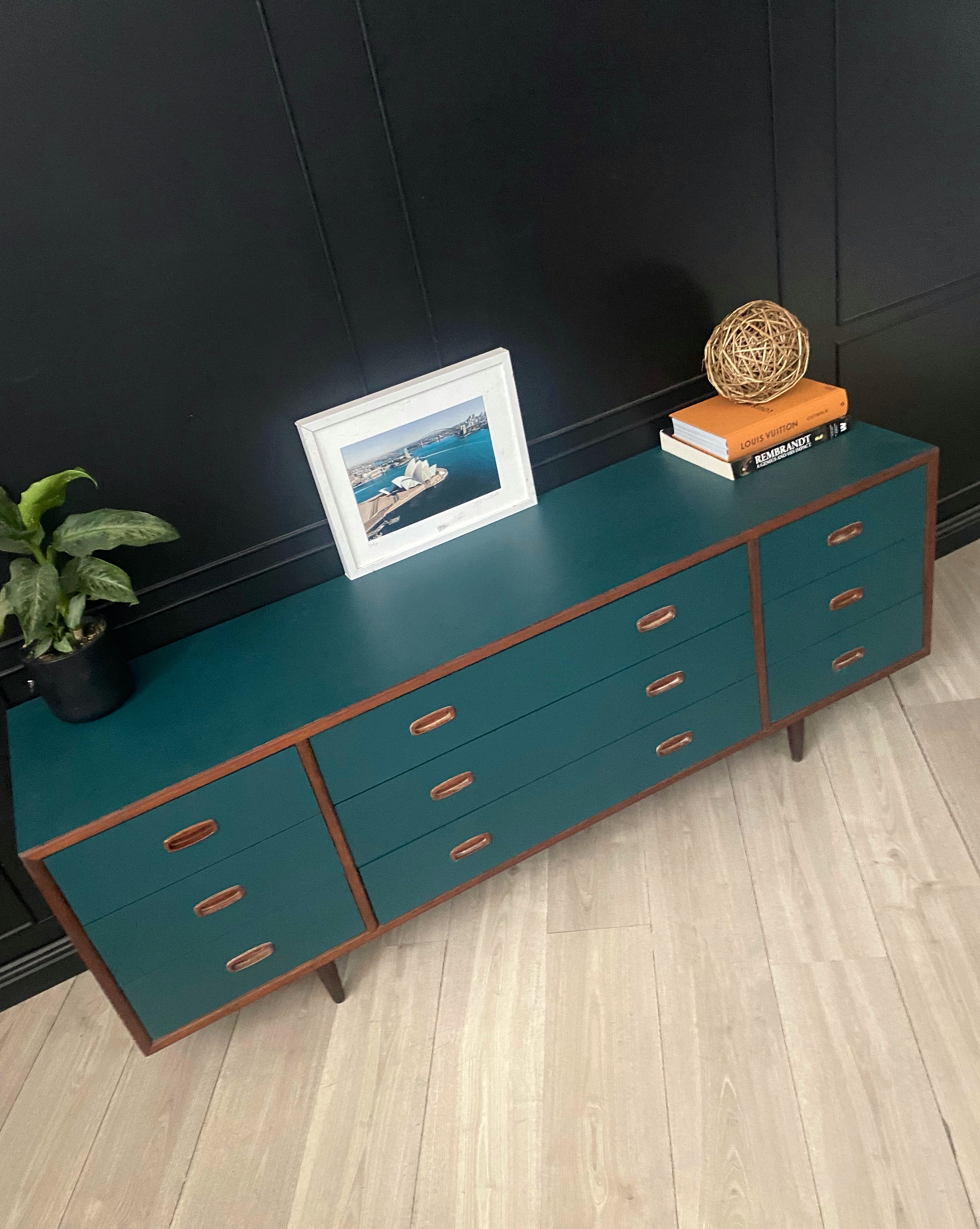 ‘Alrob Furniture’ Stunning Teal Dresser