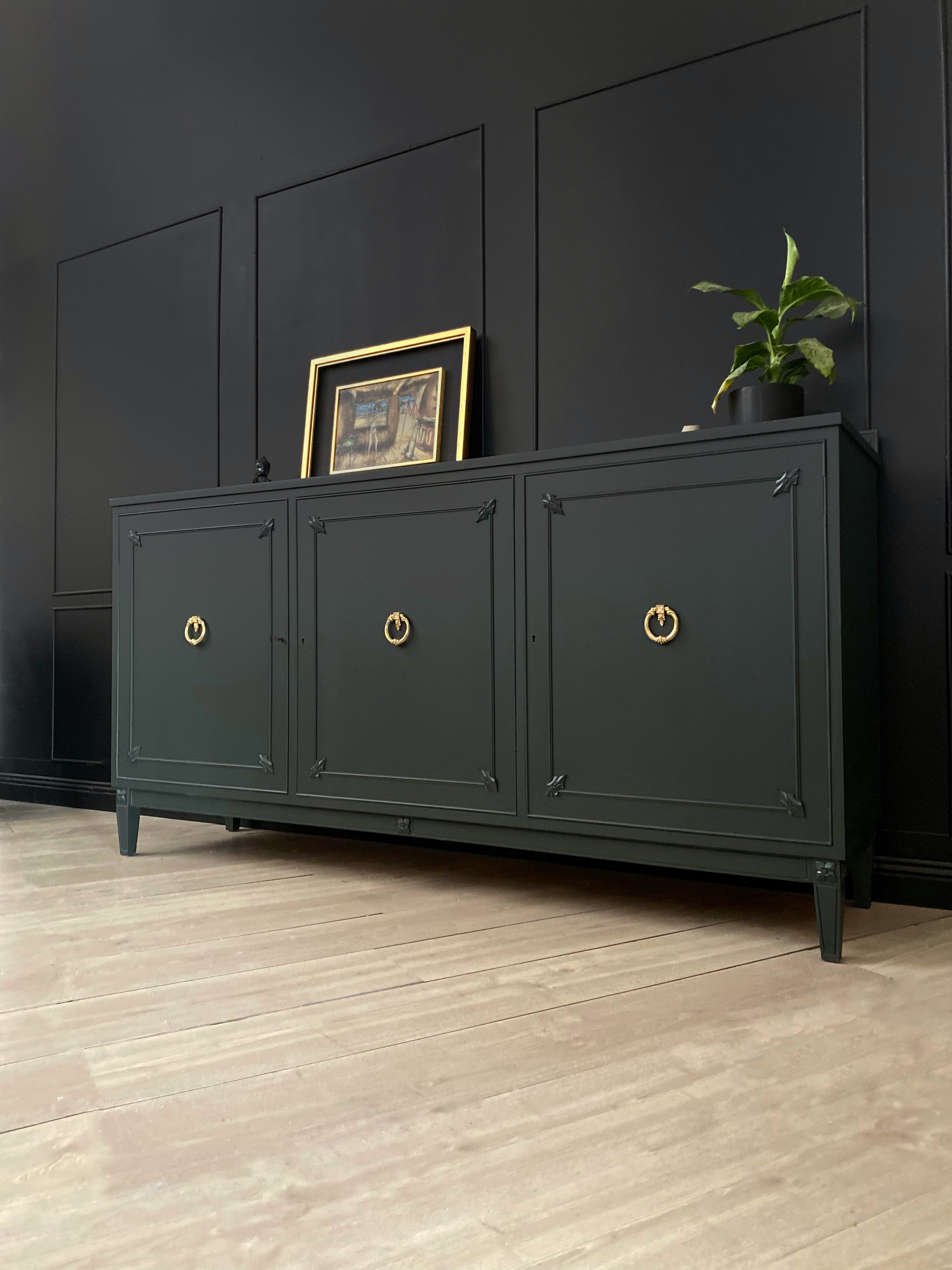 Gorgeous Dark Green Buffet / Sideboard