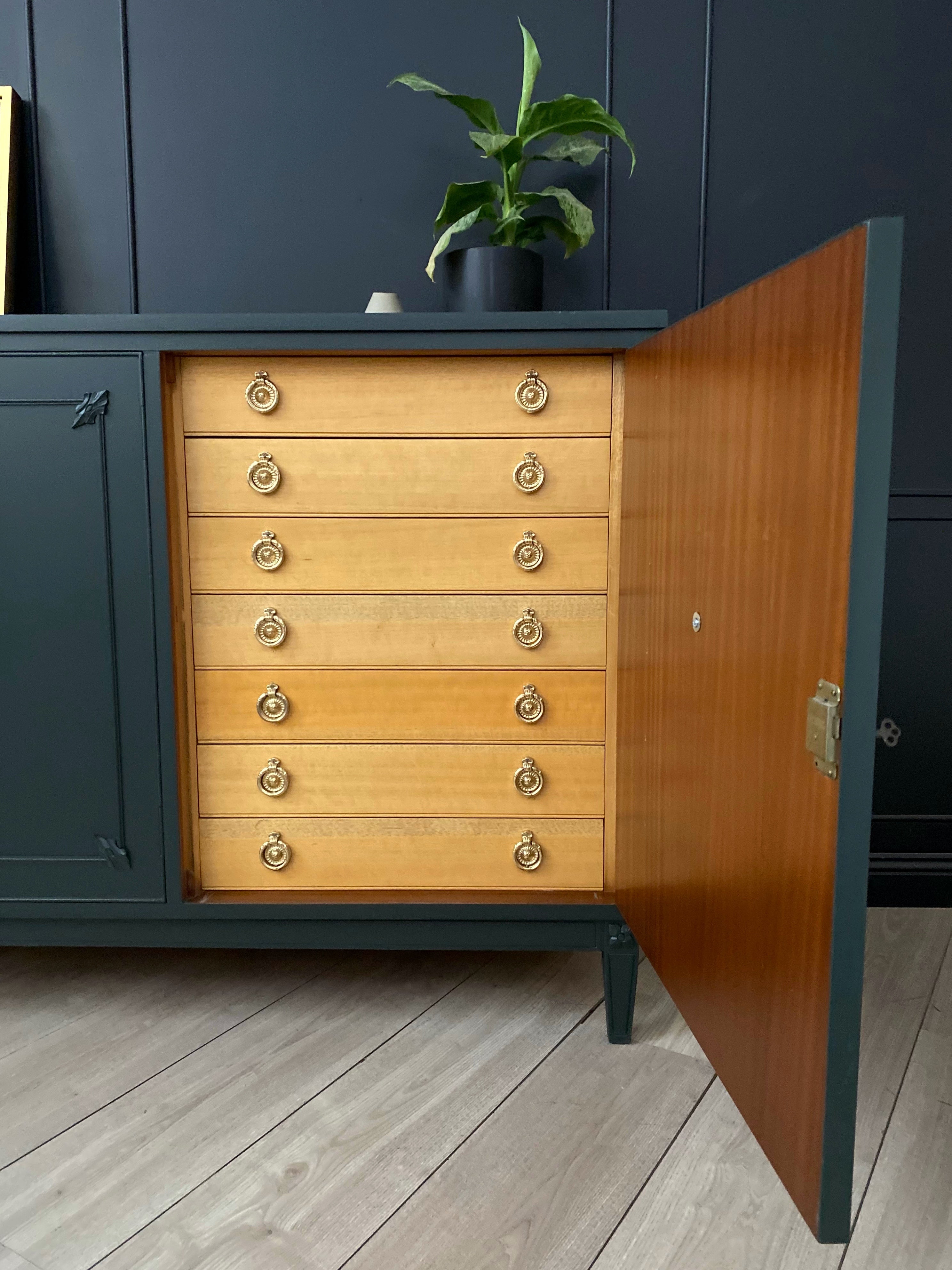 Gorgeous Dark Green Buffet / Sideboard