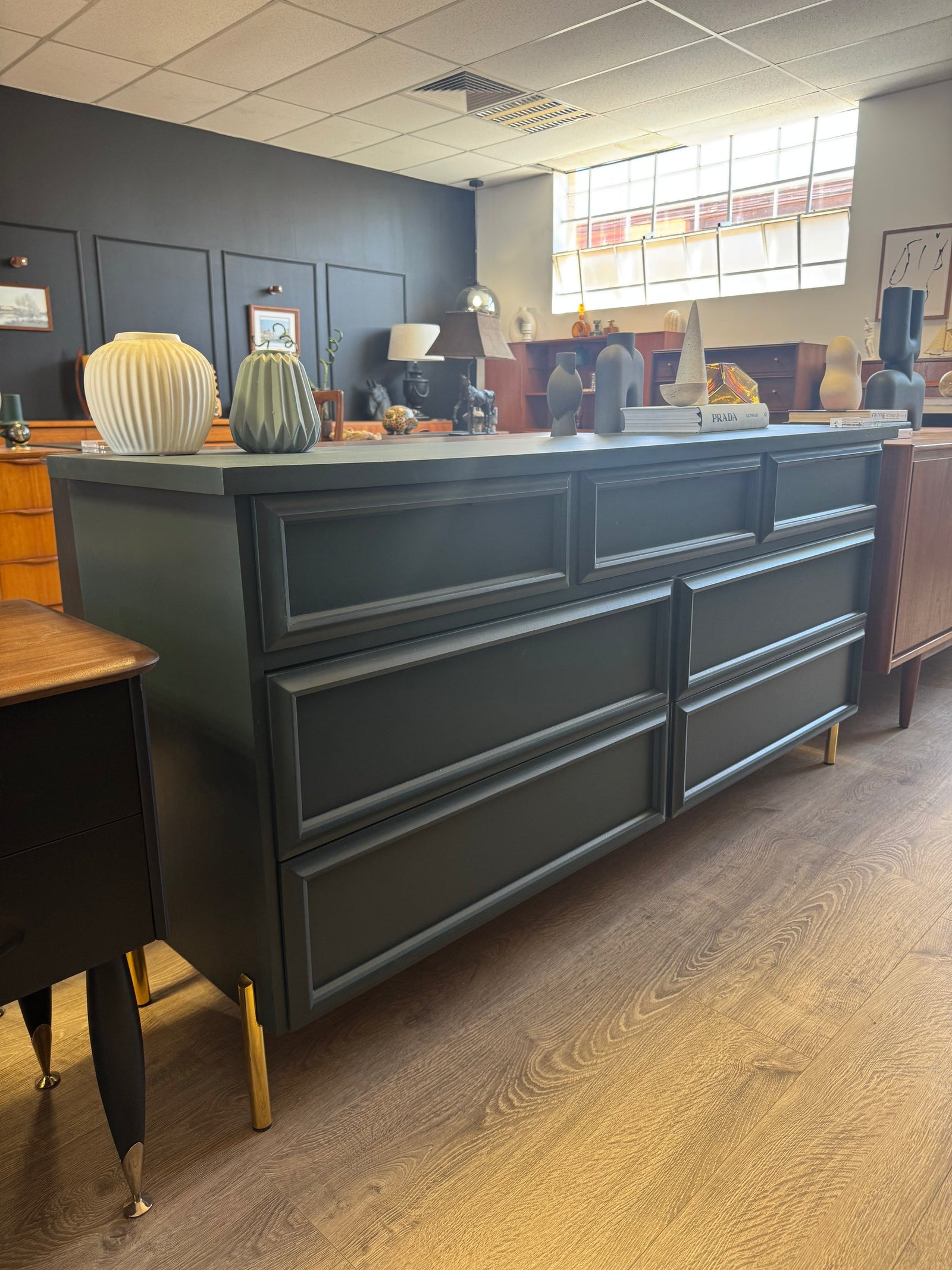 Reliance Furniture dresser blue