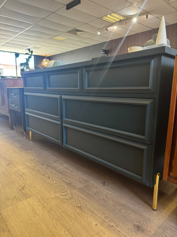Reliance Furniture dresser blue, view 2