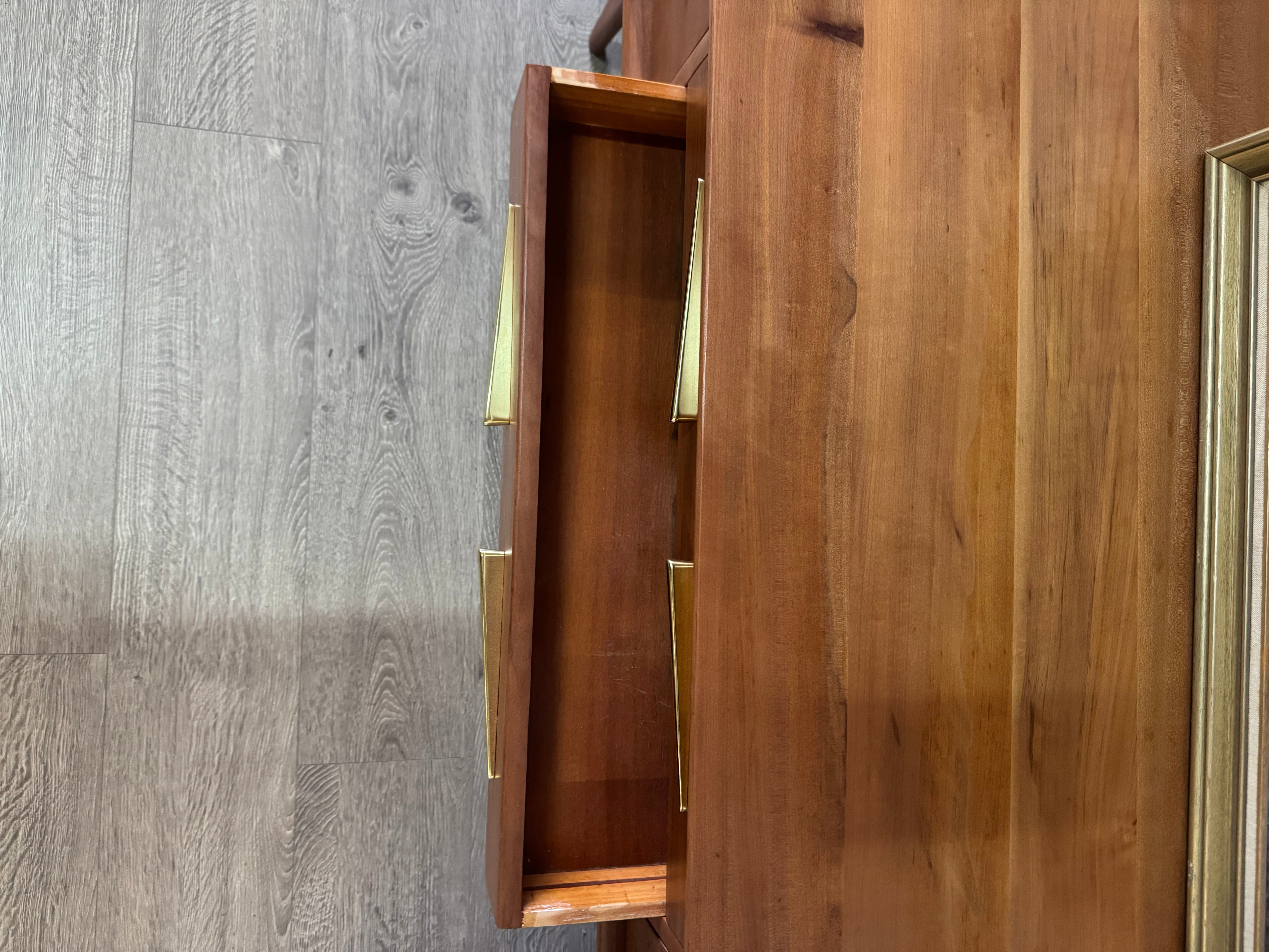 Fler lowboy console / tv unit with modern hardware