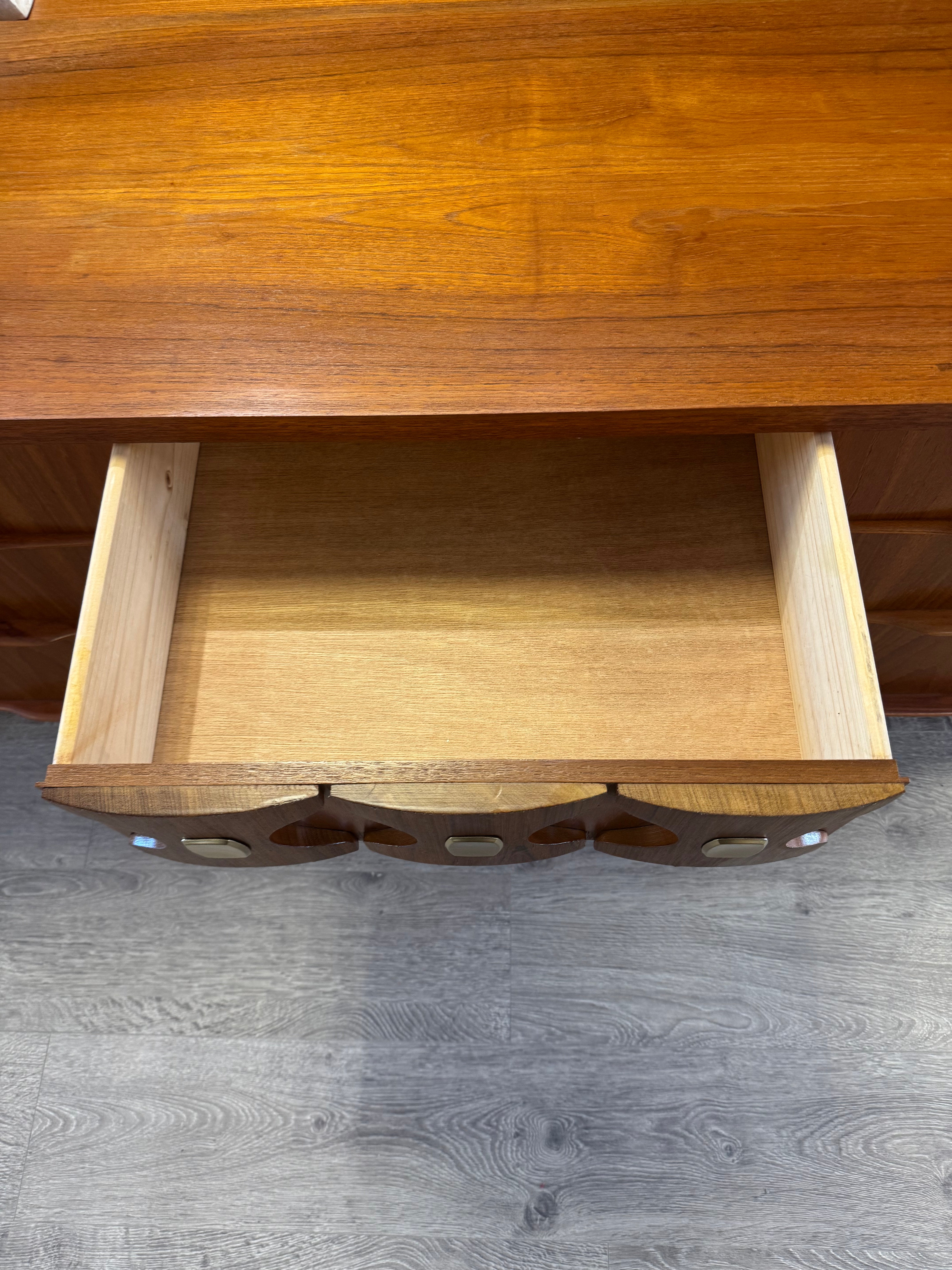 'Burgess Furniture' Dresser with metal detailing