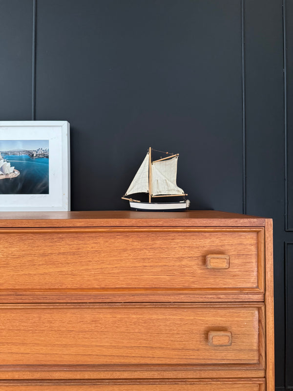 Parker Furniture dresser teak, view 5