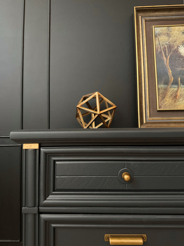Drexel Furniture dresser charcoal, view 4