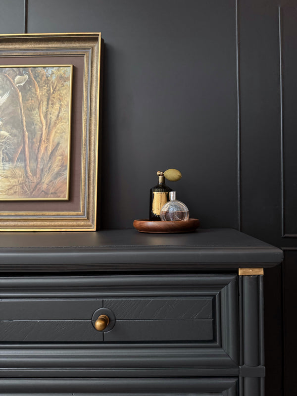 Drexel Furniture dresser charcoal, view 5
