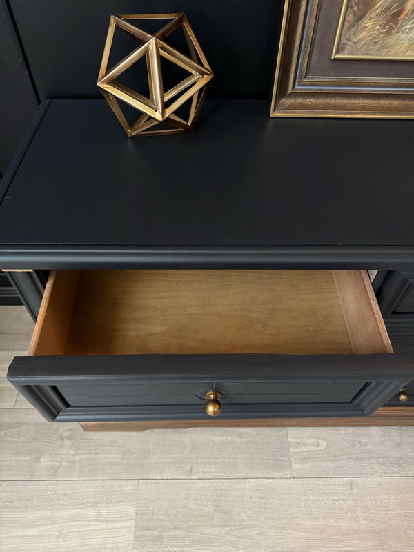 Drexel Furniture dresser charcoal, view 6