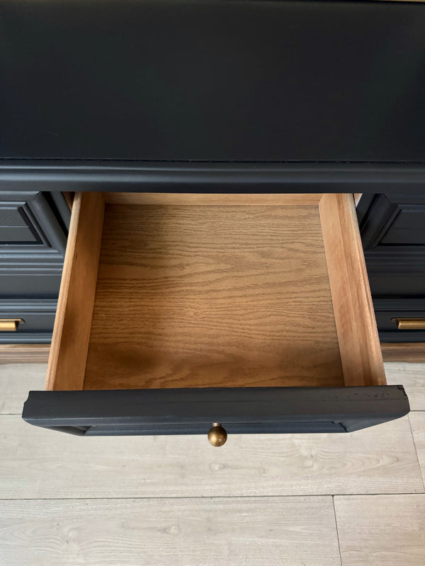 Drexel Furniture dresser charcoal, view 7