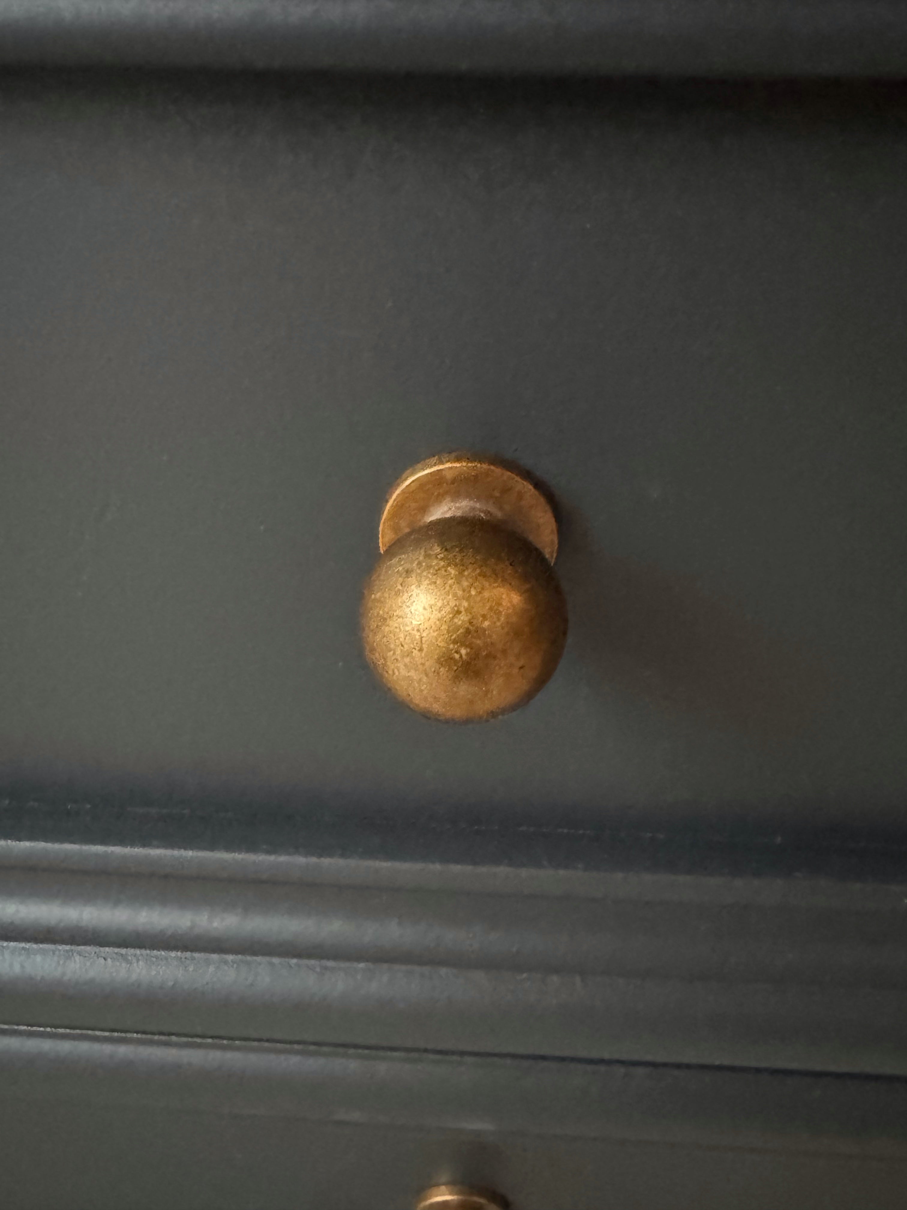 'Drexel Furniture' Charcoal bedside tables