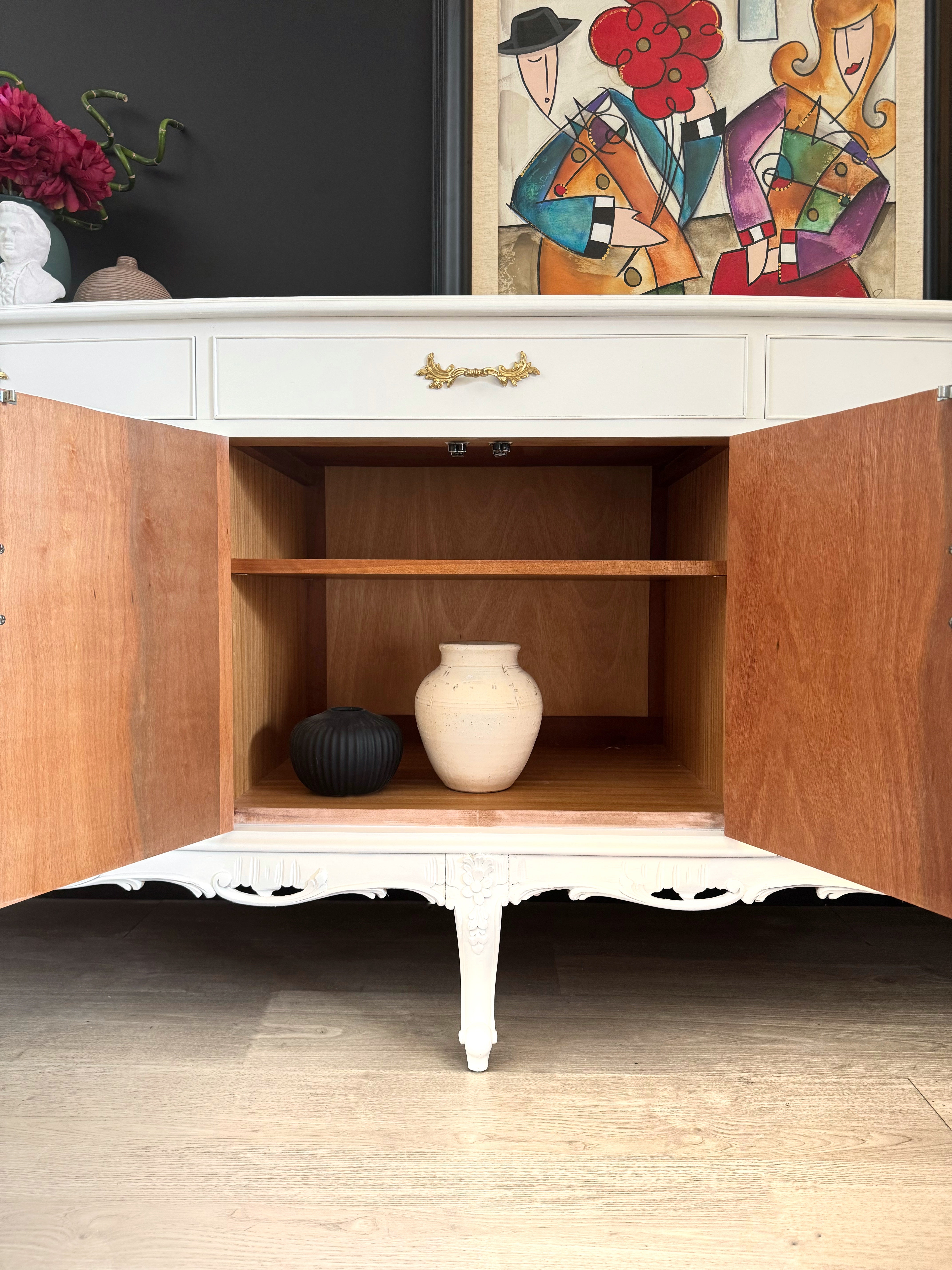 Beautiful Elegant White Buffet