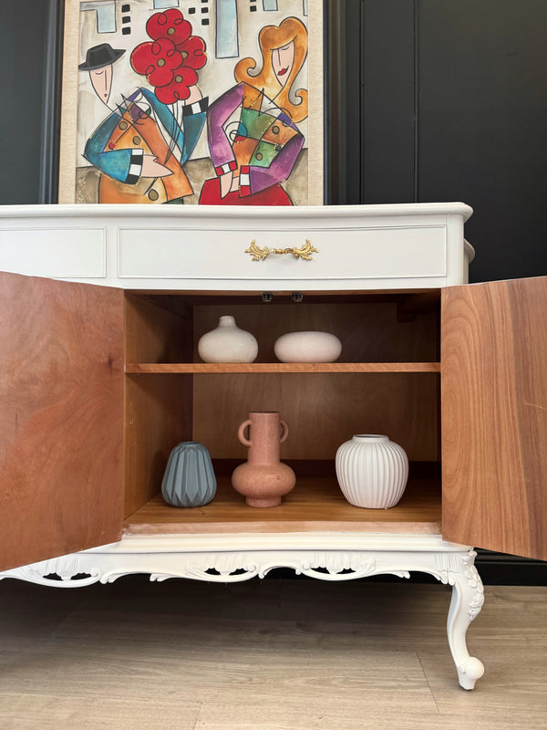 Mid-century sideboard white, view 8