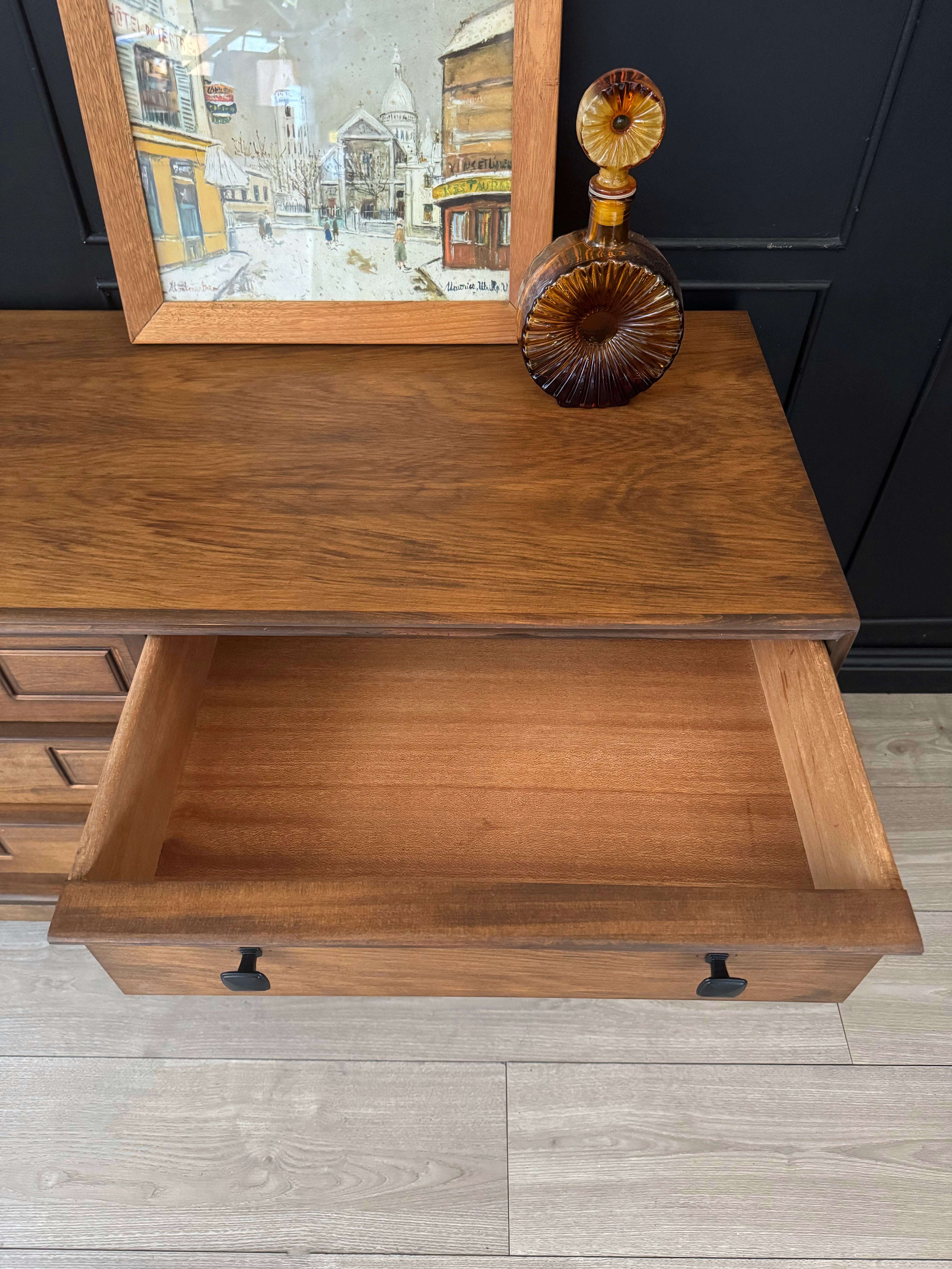 ‘Hayson Furniture’ 9 drawer dresser - stained