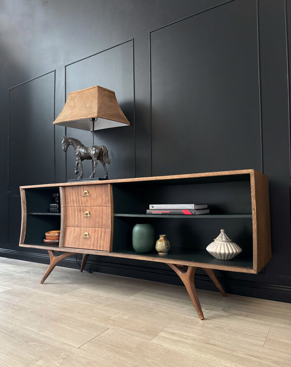 Mid-century sideboard forest green