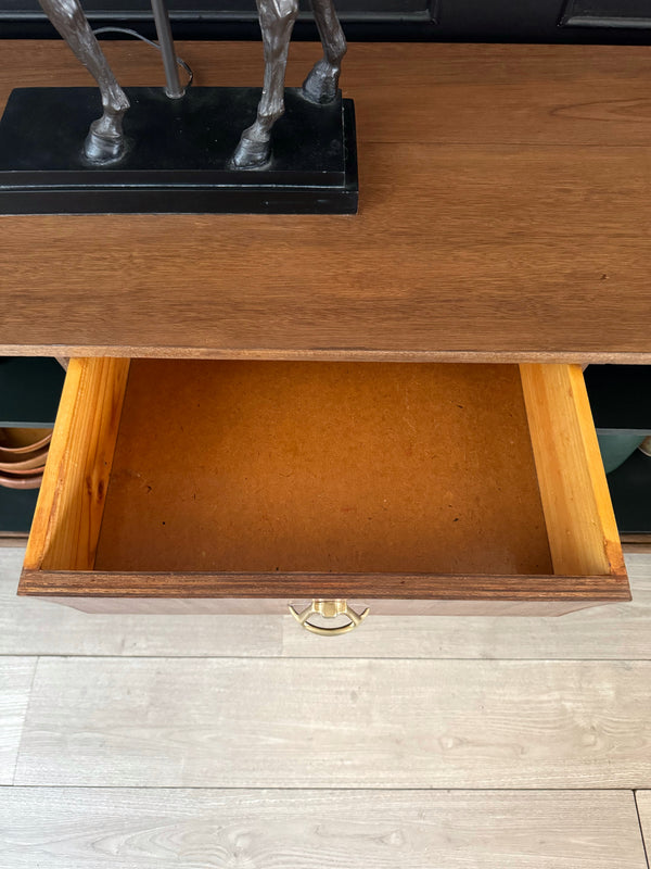 Mid-century sideboard forest green, view 6