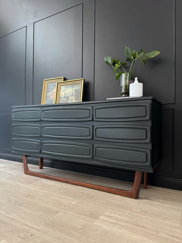 Mid-century dresser, view 2