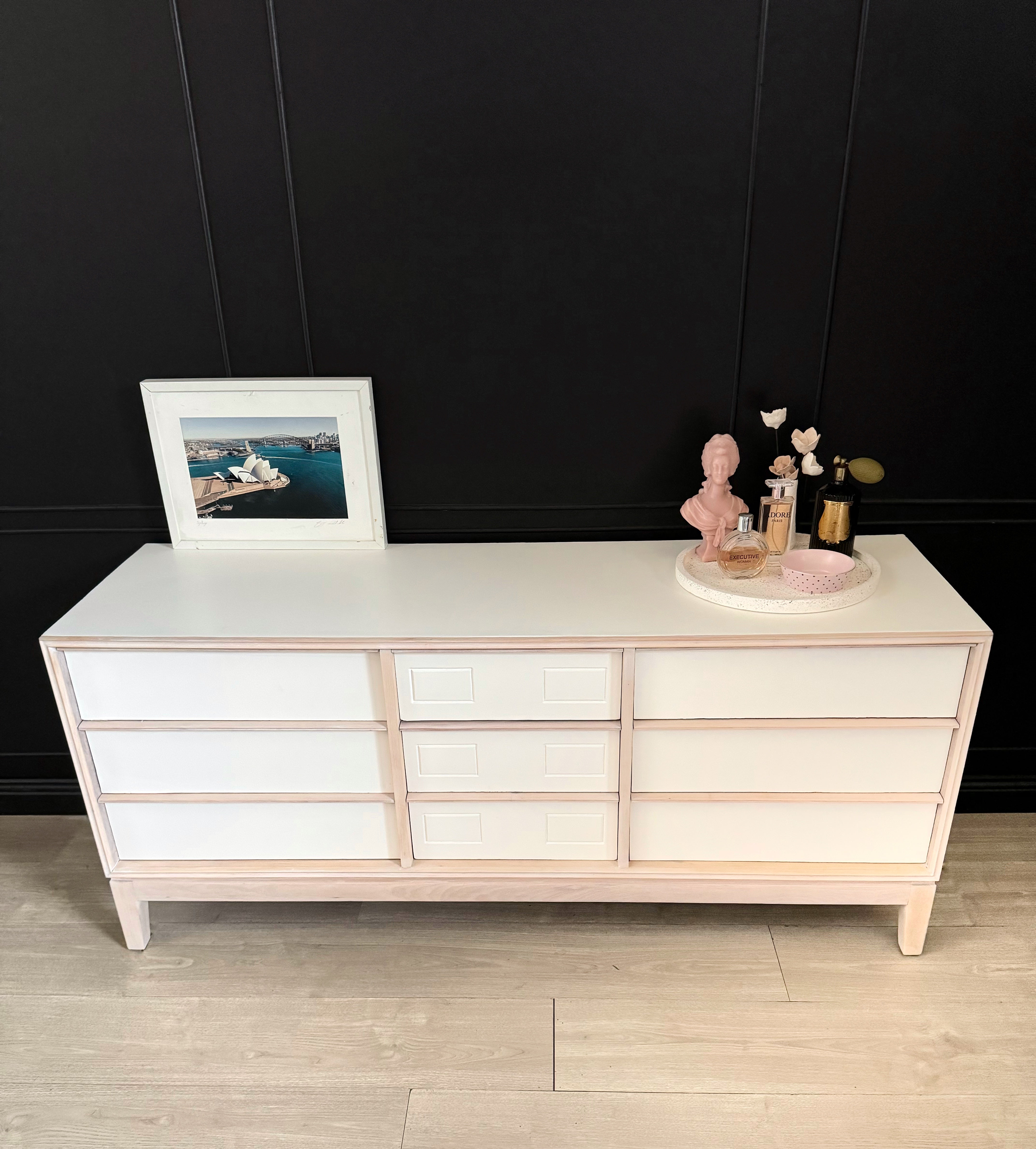 ‘Hayson Furniture’ white dresser