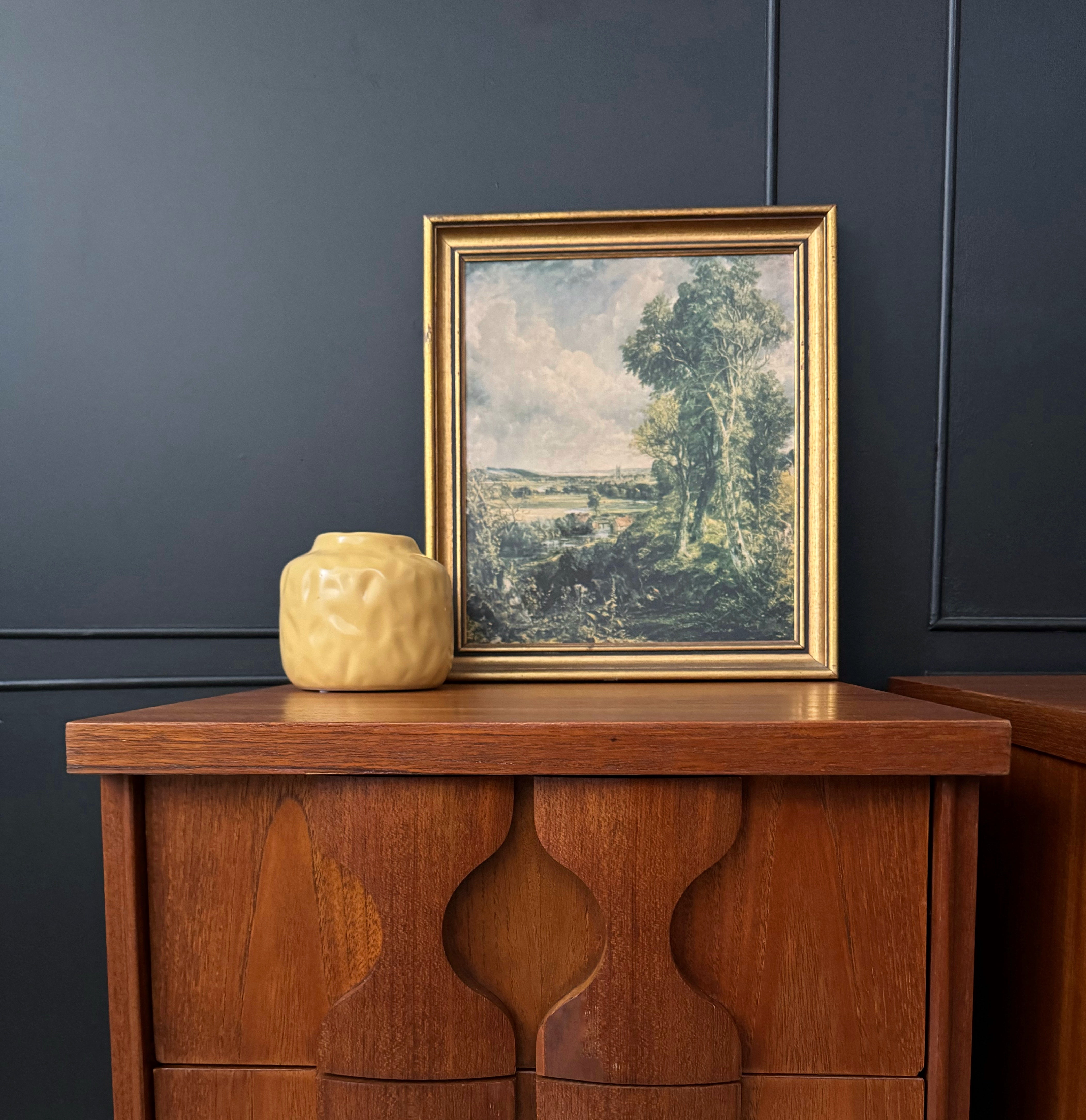 ‘Burgess Furniture’ bedside tables  